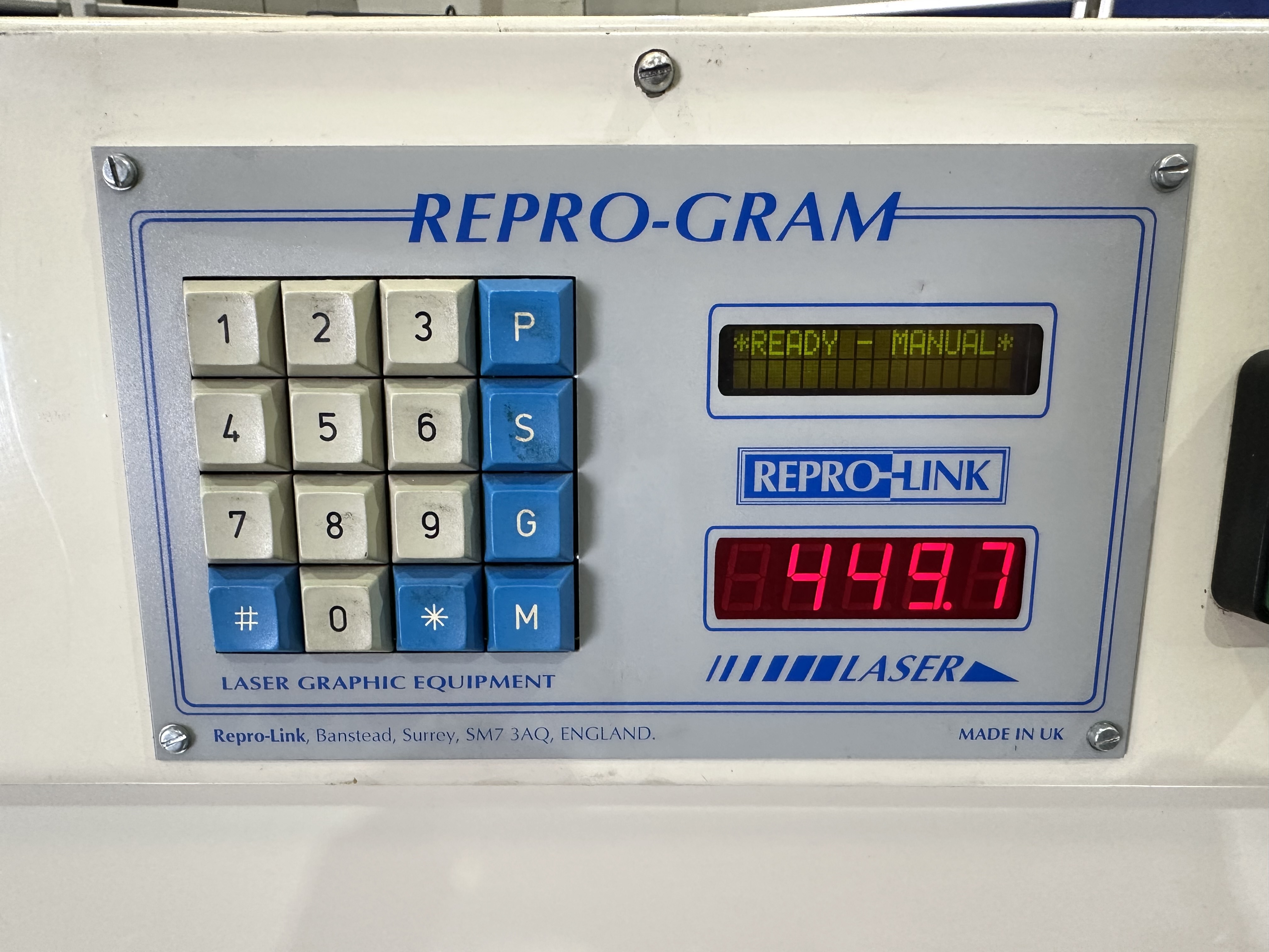 Graf Opat G66 industrial Paper Guillotine with Repro-Gram Control Panel