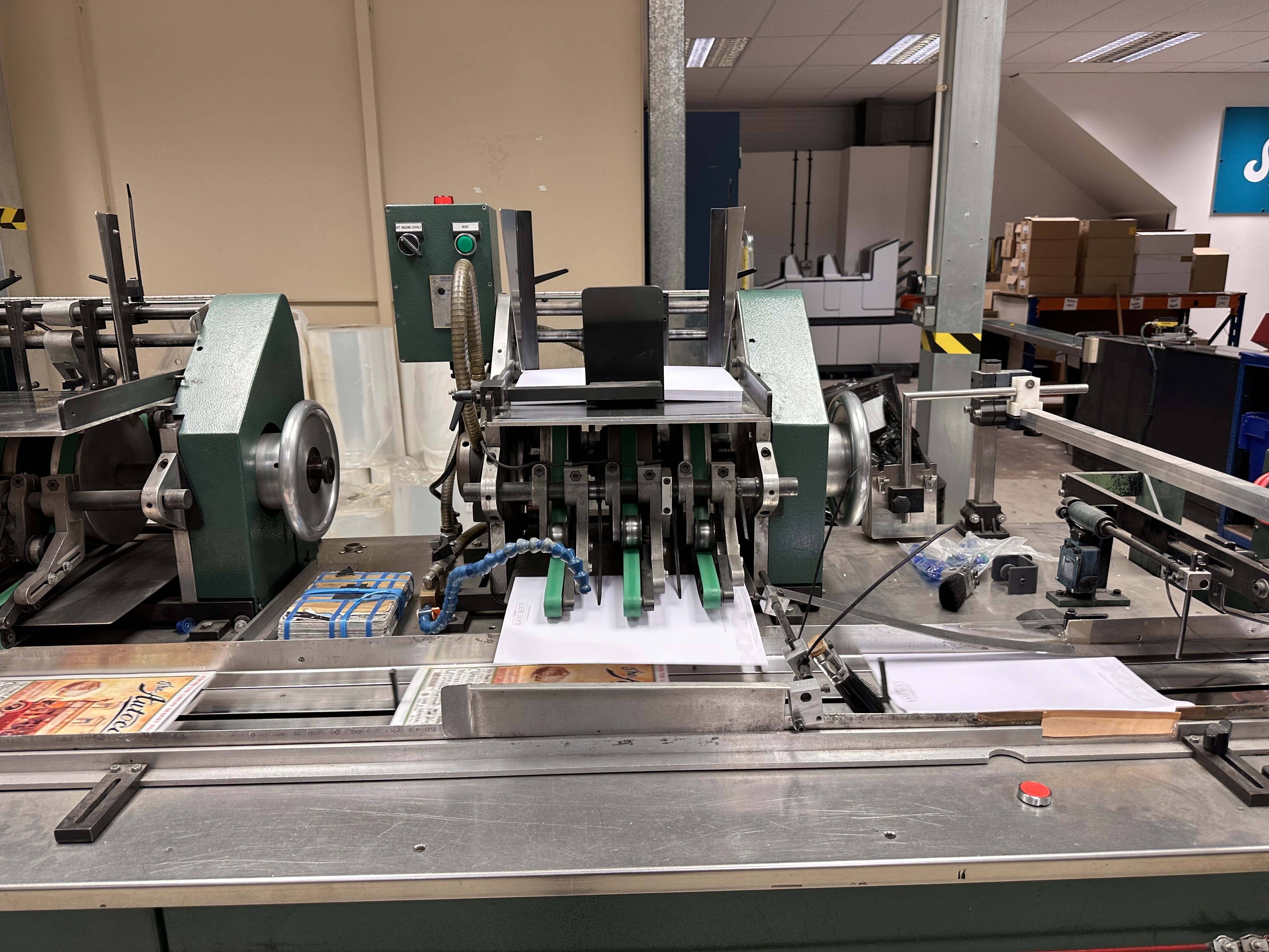 Norpak Magazine Sorting and Polywrapping Line