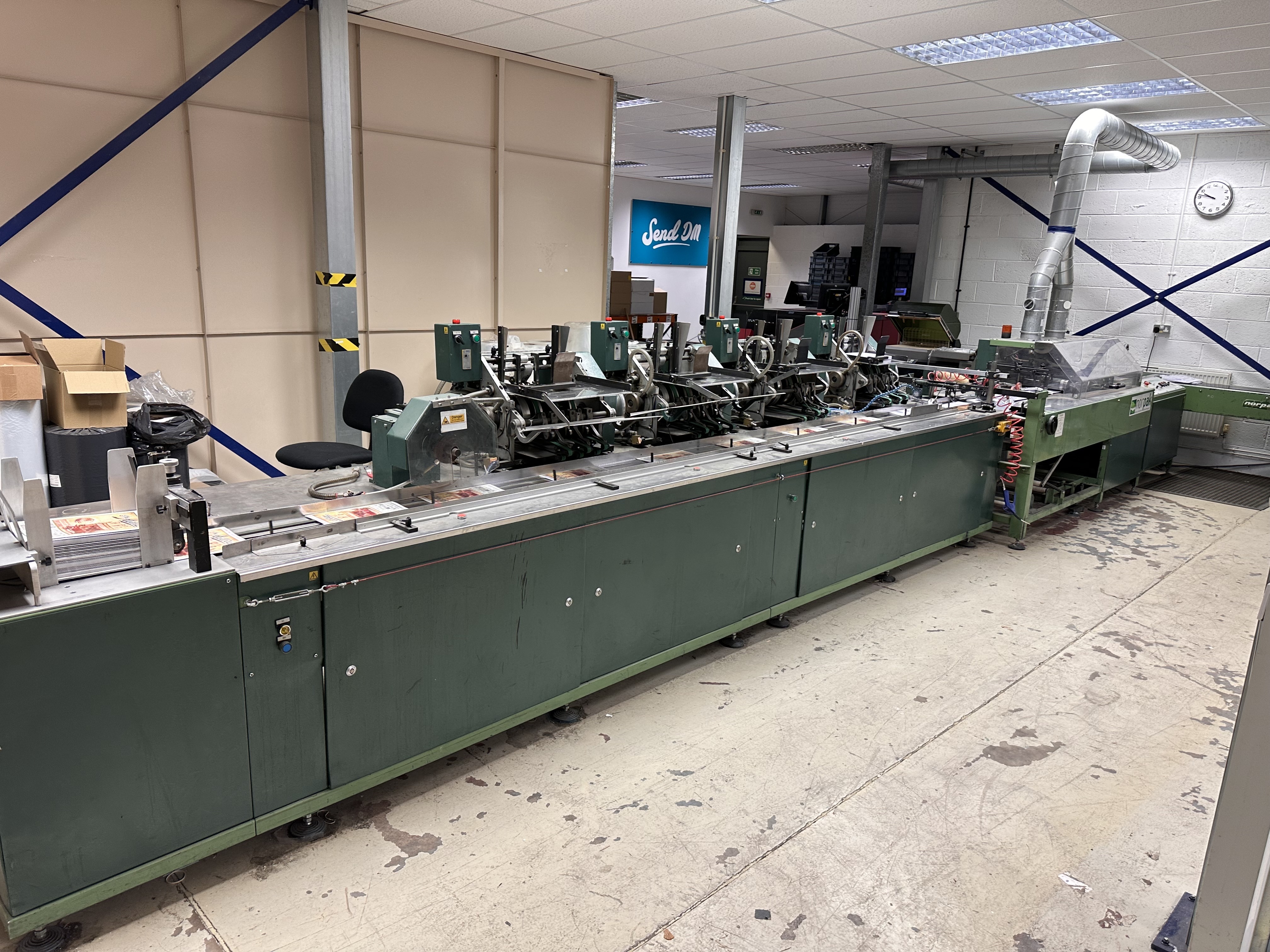 Norpak Magazine Sorting and Polywrapping Line