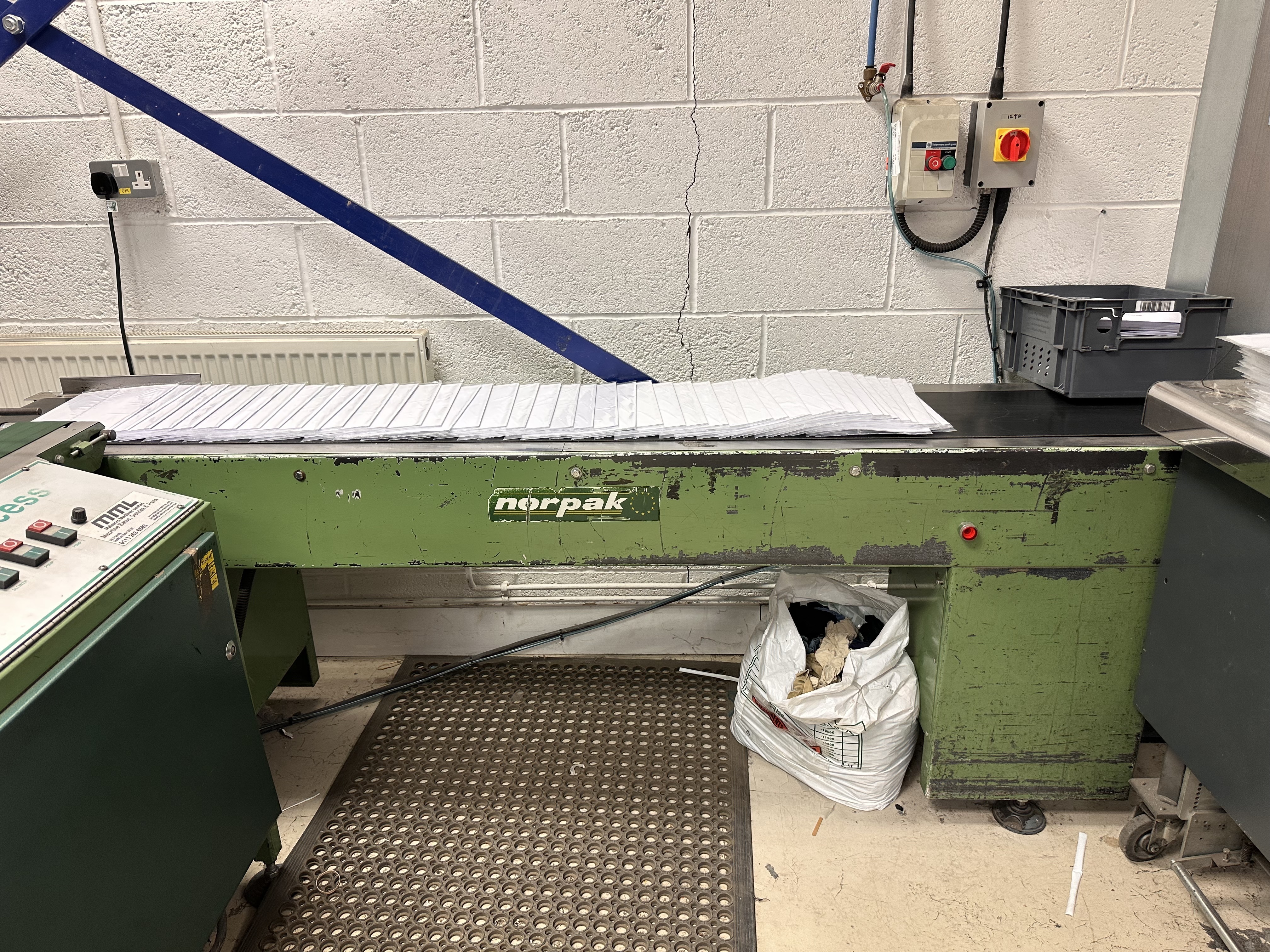 Norpak Magazine Sorting and Polywrapping Line