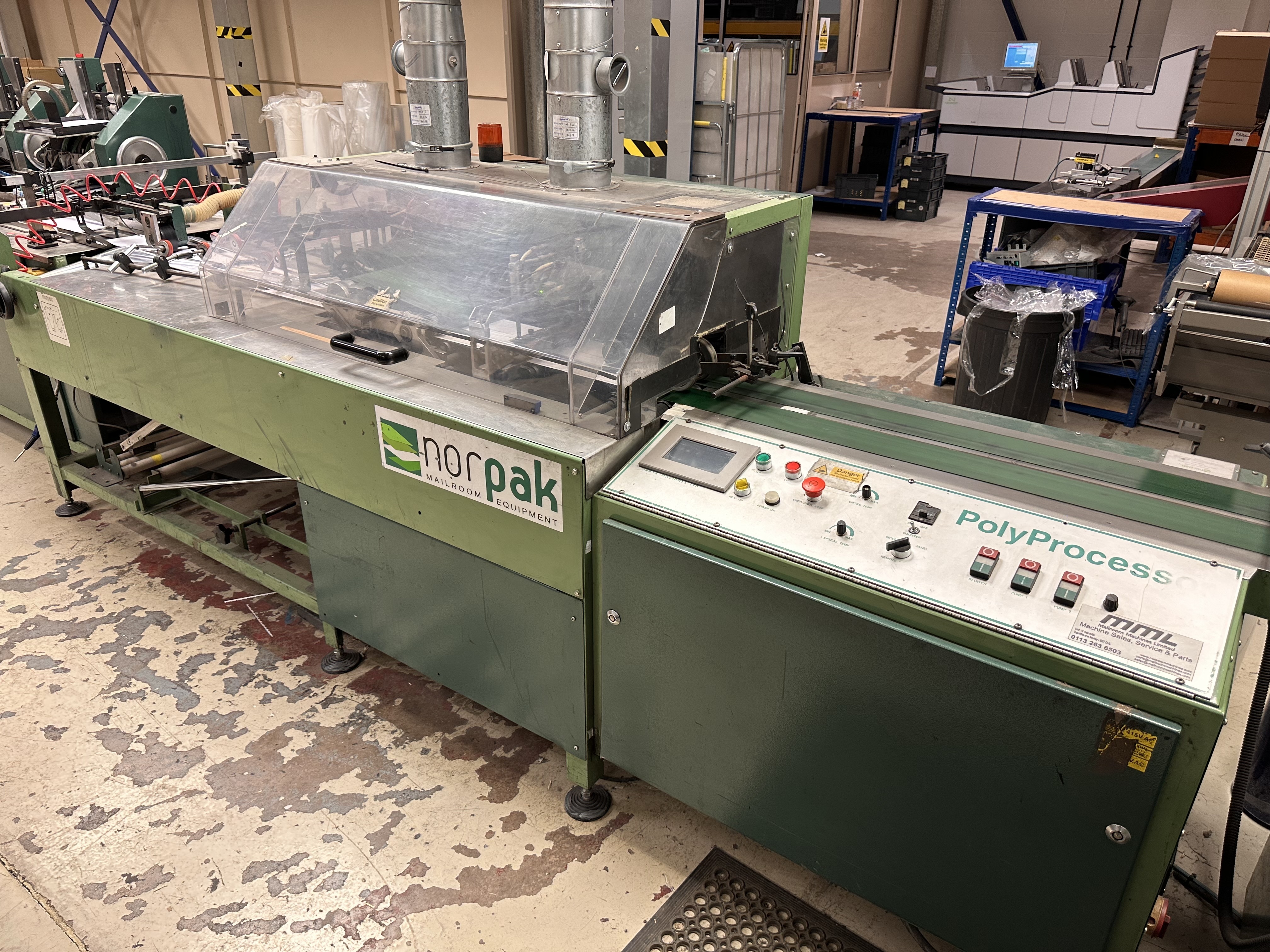 Norpak Magazine Sorting and Polywrapping Line