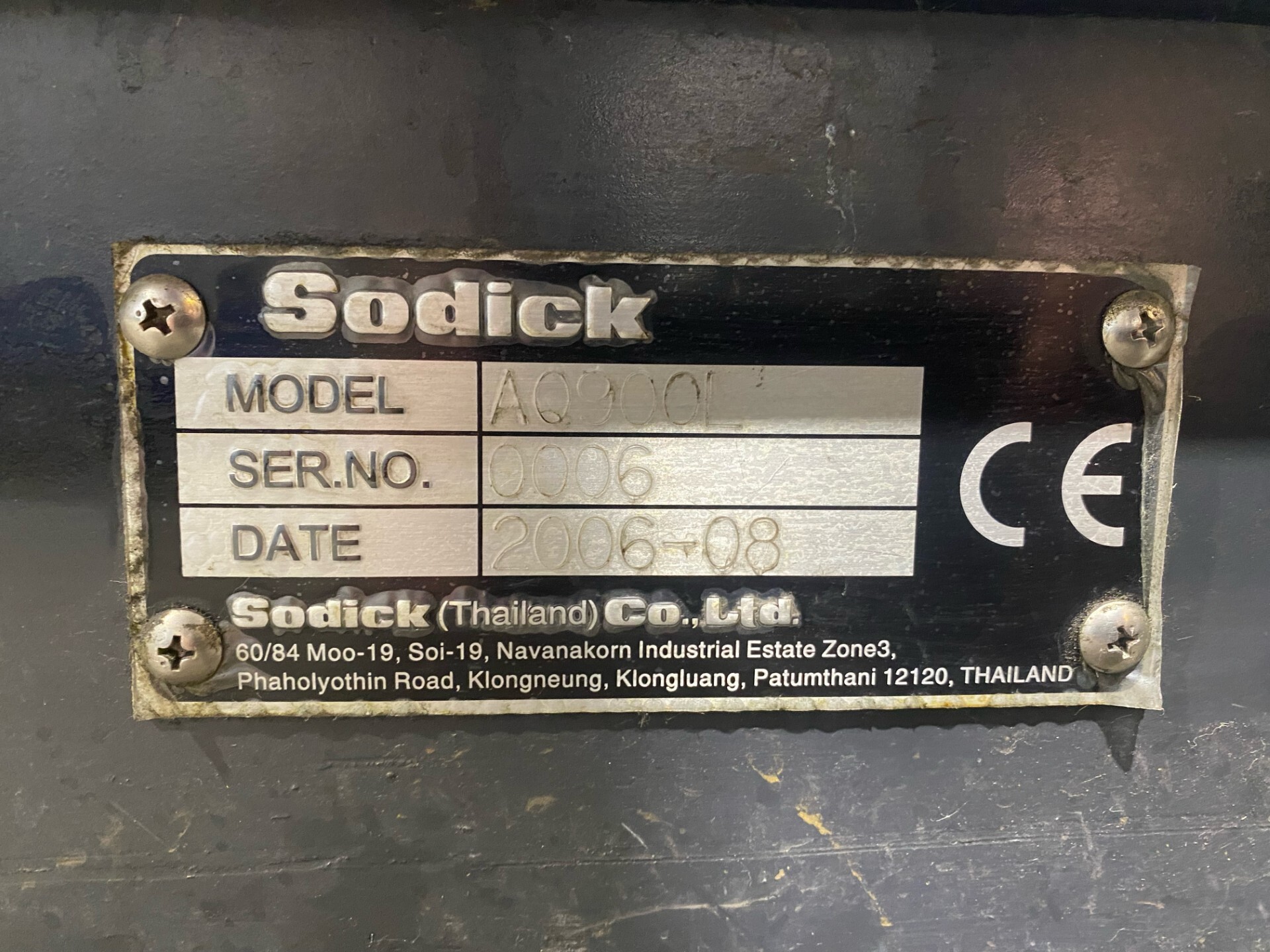 Sodick AQ900L Premium Write-Cut EDM Machine