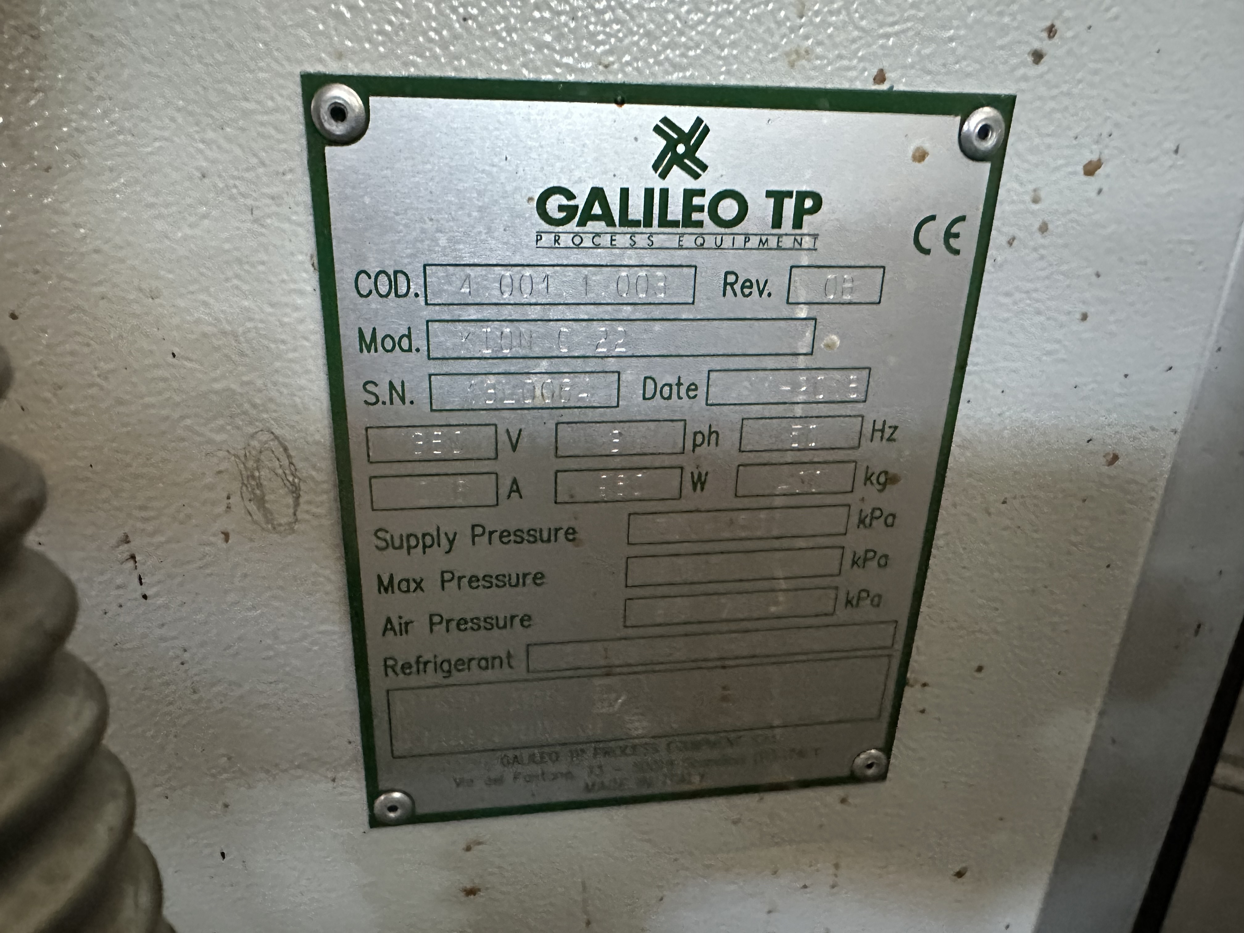 Galileo Tp Gas Charging Station Refridgerant R600A