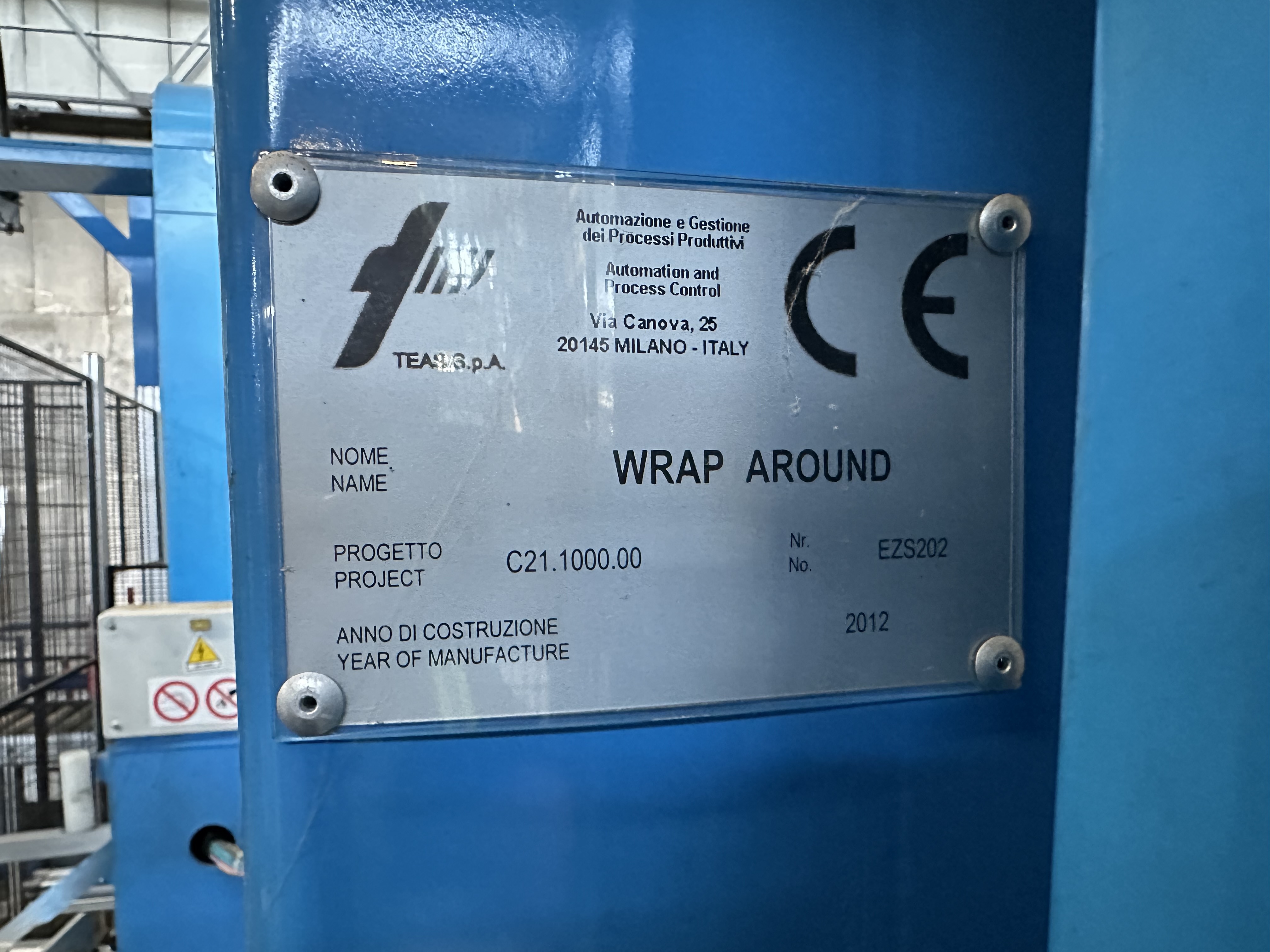 Teas Wrap Around Evaporator (2012)