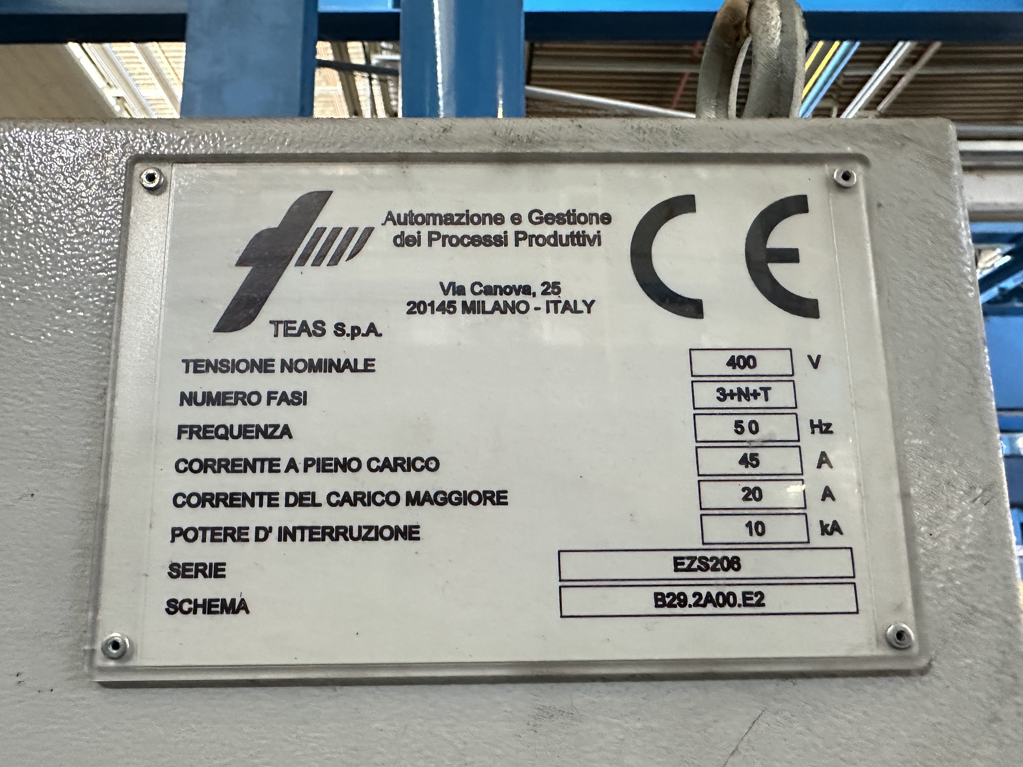 Teas Canon Cabinet Foaming Line