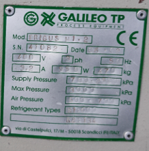 Galileo Tp Gas Charging Station Refridgerant R600A
