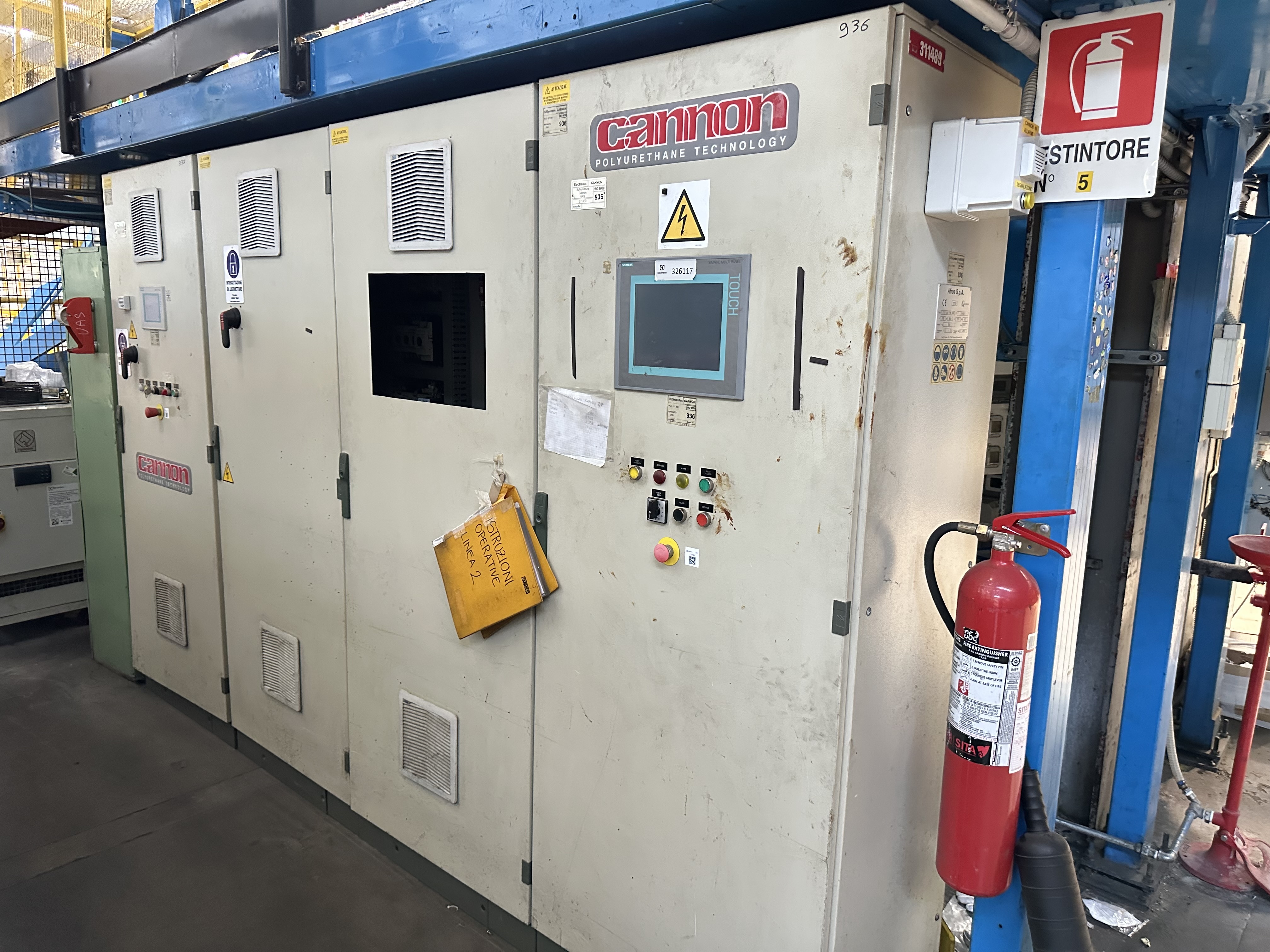 Teas Canon Cabinet Foaming Line