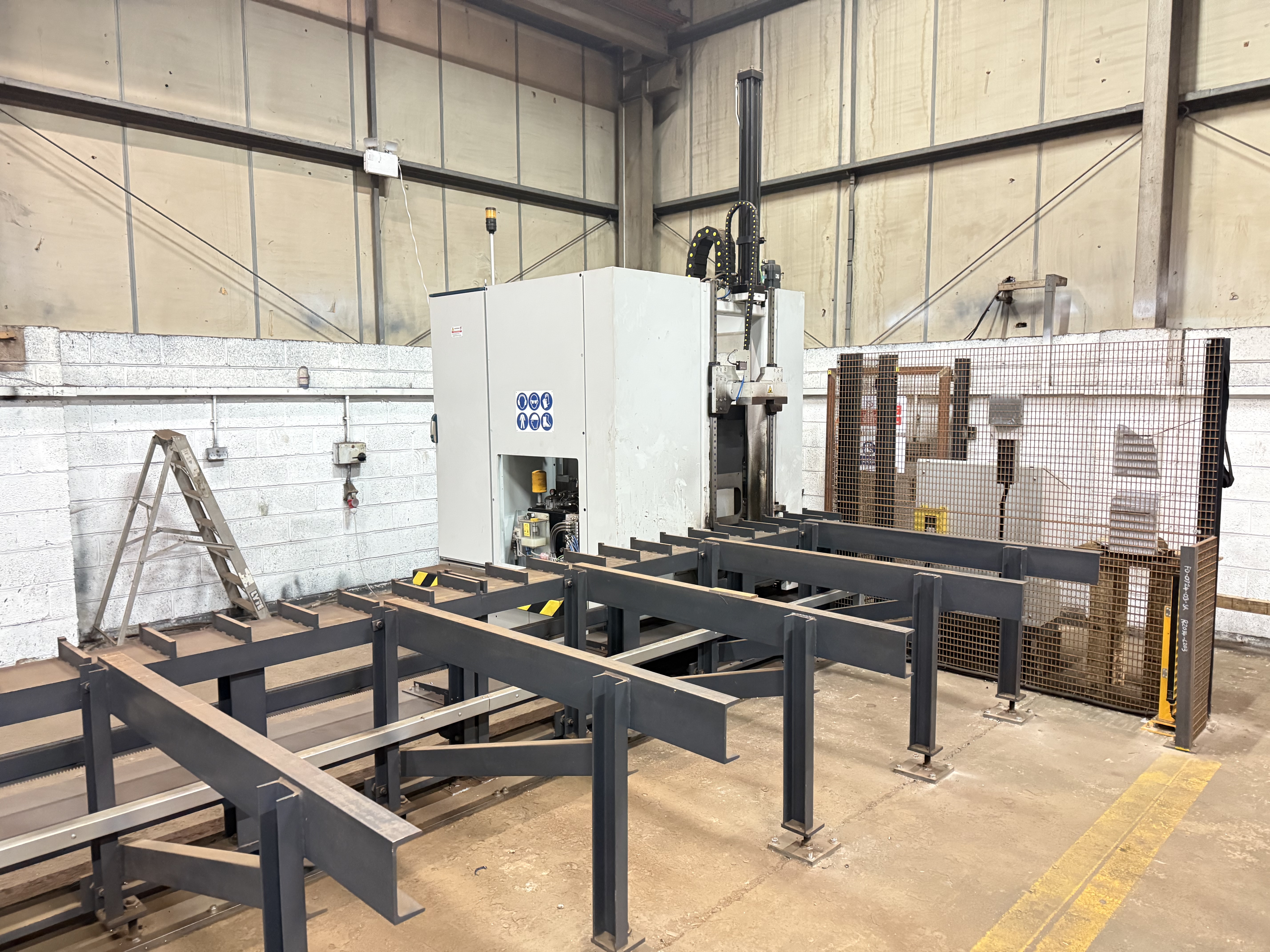 3504 - Late Model Ficep Excalibur 1201 EX Sectional Steel CNC Milling & Drilling Line (2024)
