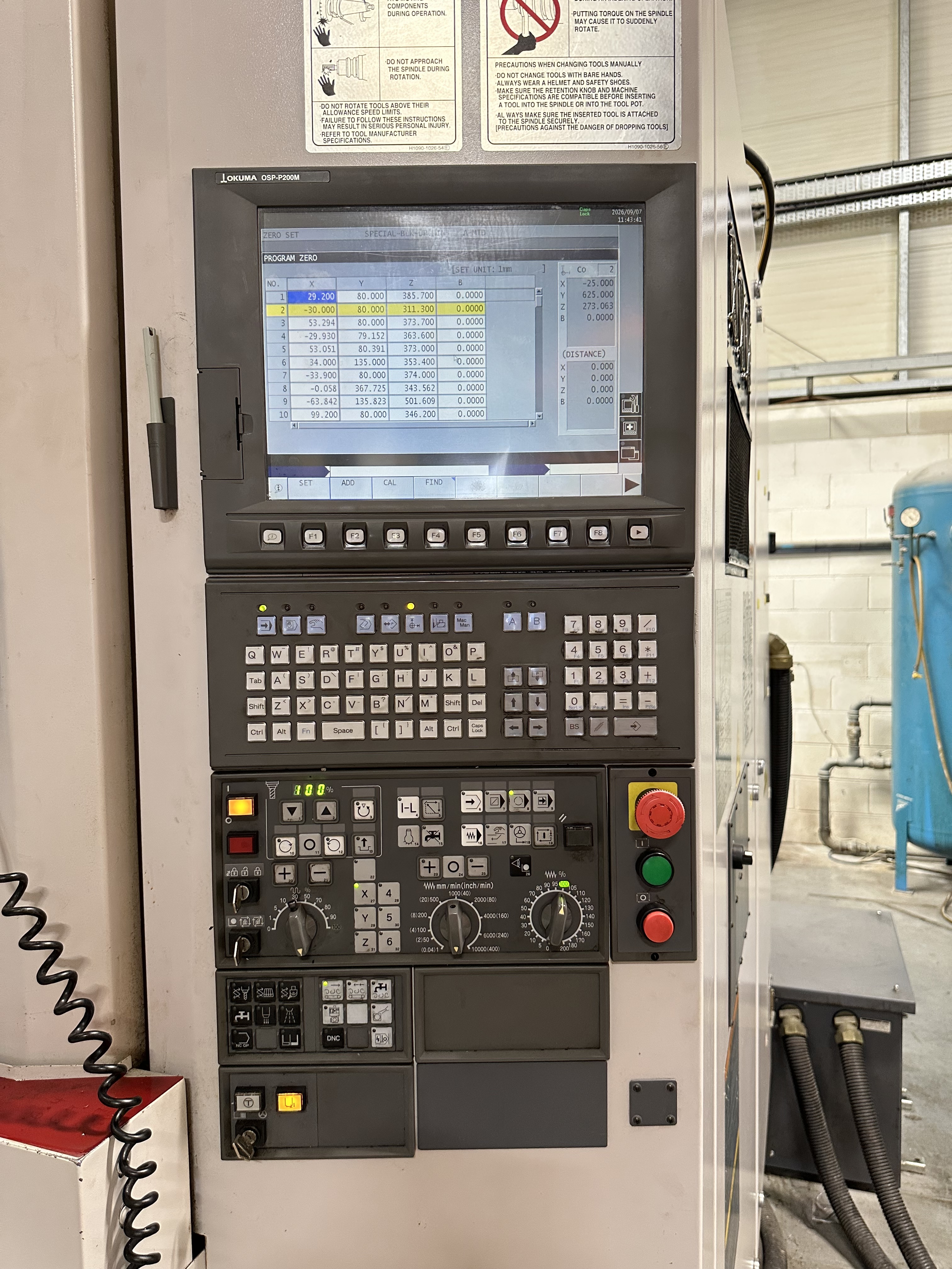 Okuma Space Centre MA-600HB Horizontal Twin Pallet Machining Centre. (2006)