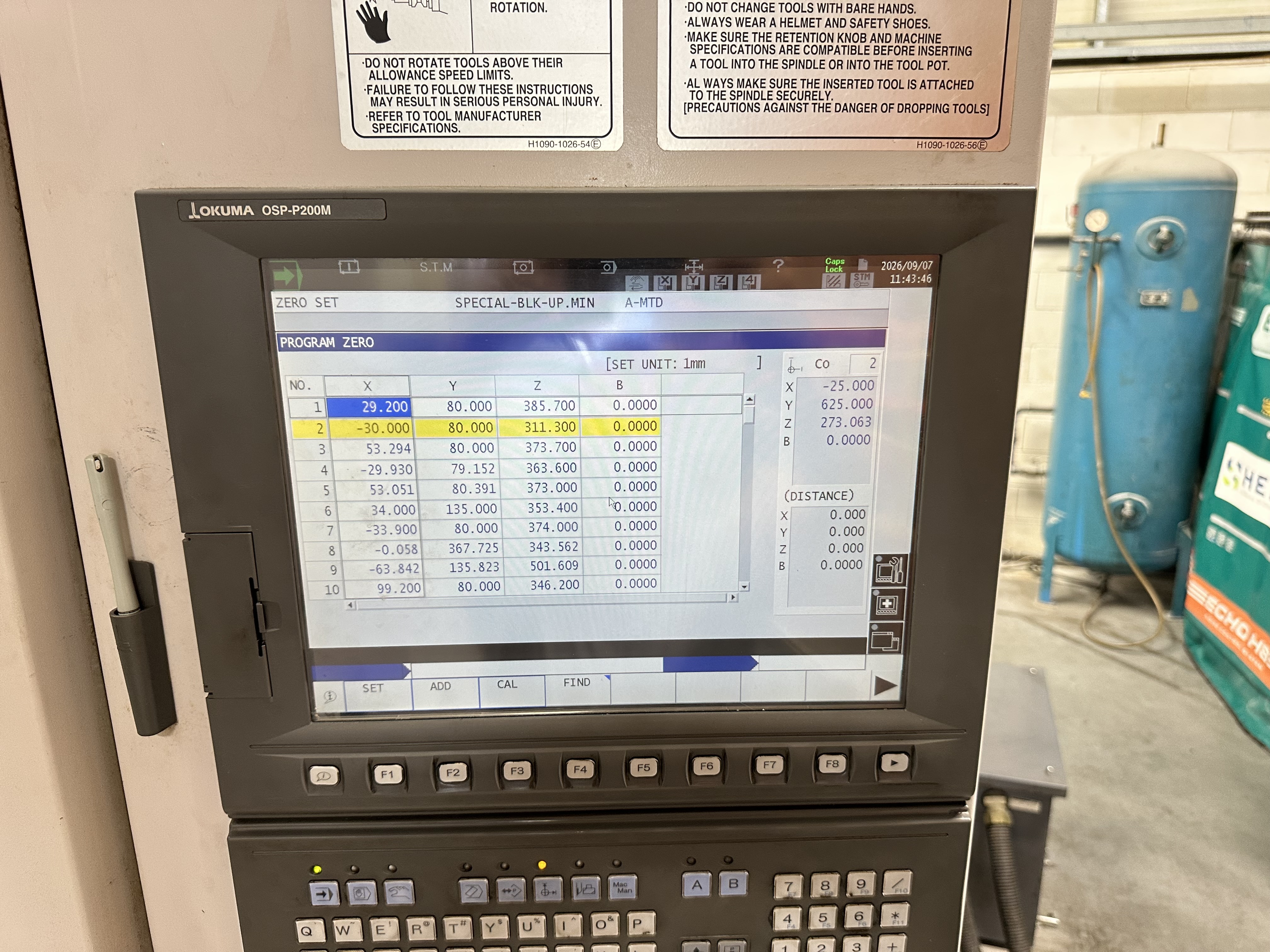 Okuma Space Centre MA-600HB Horizontal Twin Pallet Machining Centre. (2006)
