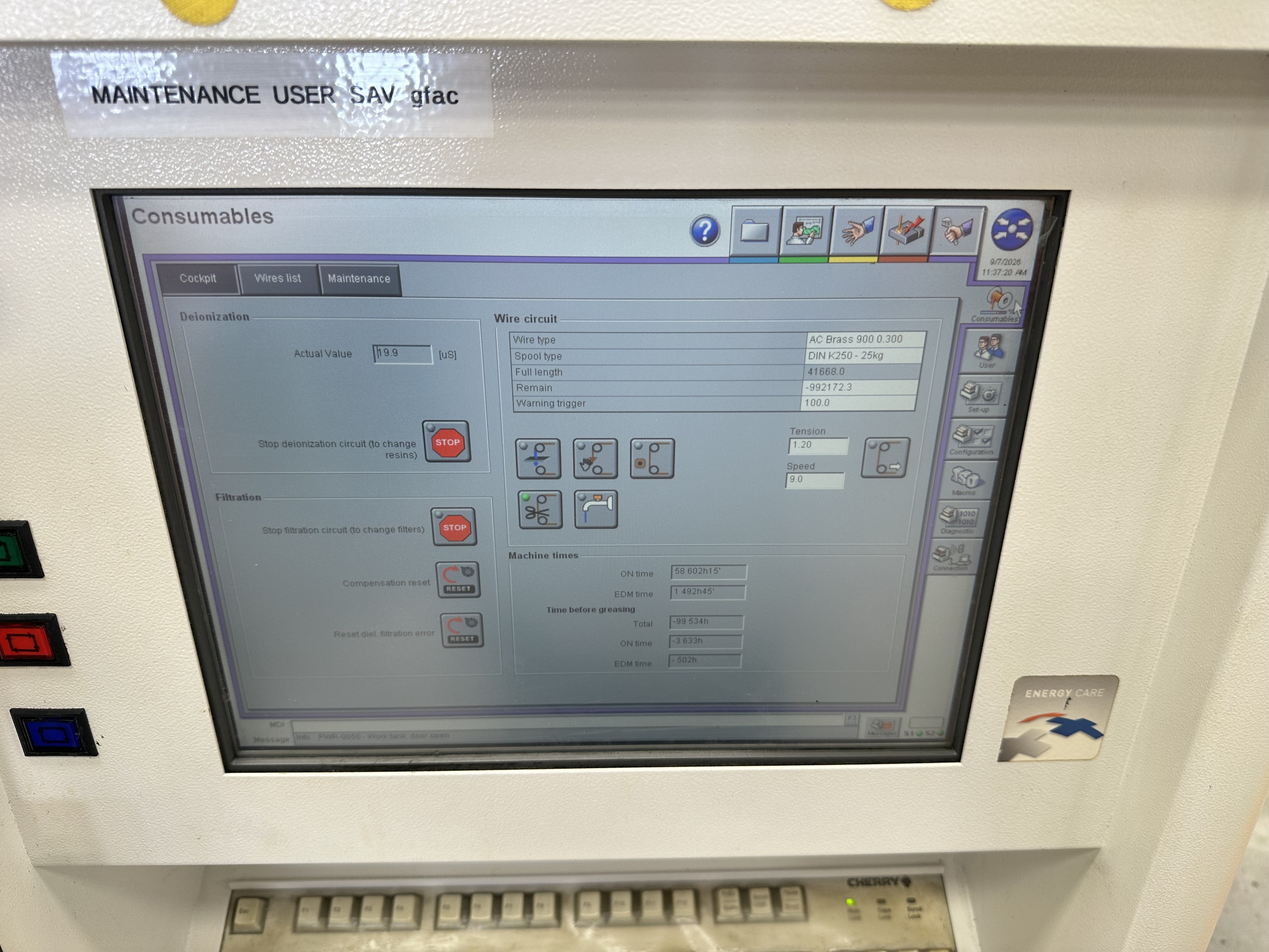 Agie Charmilles Cut 300 SP Wire-Cut EDM. (2015)
