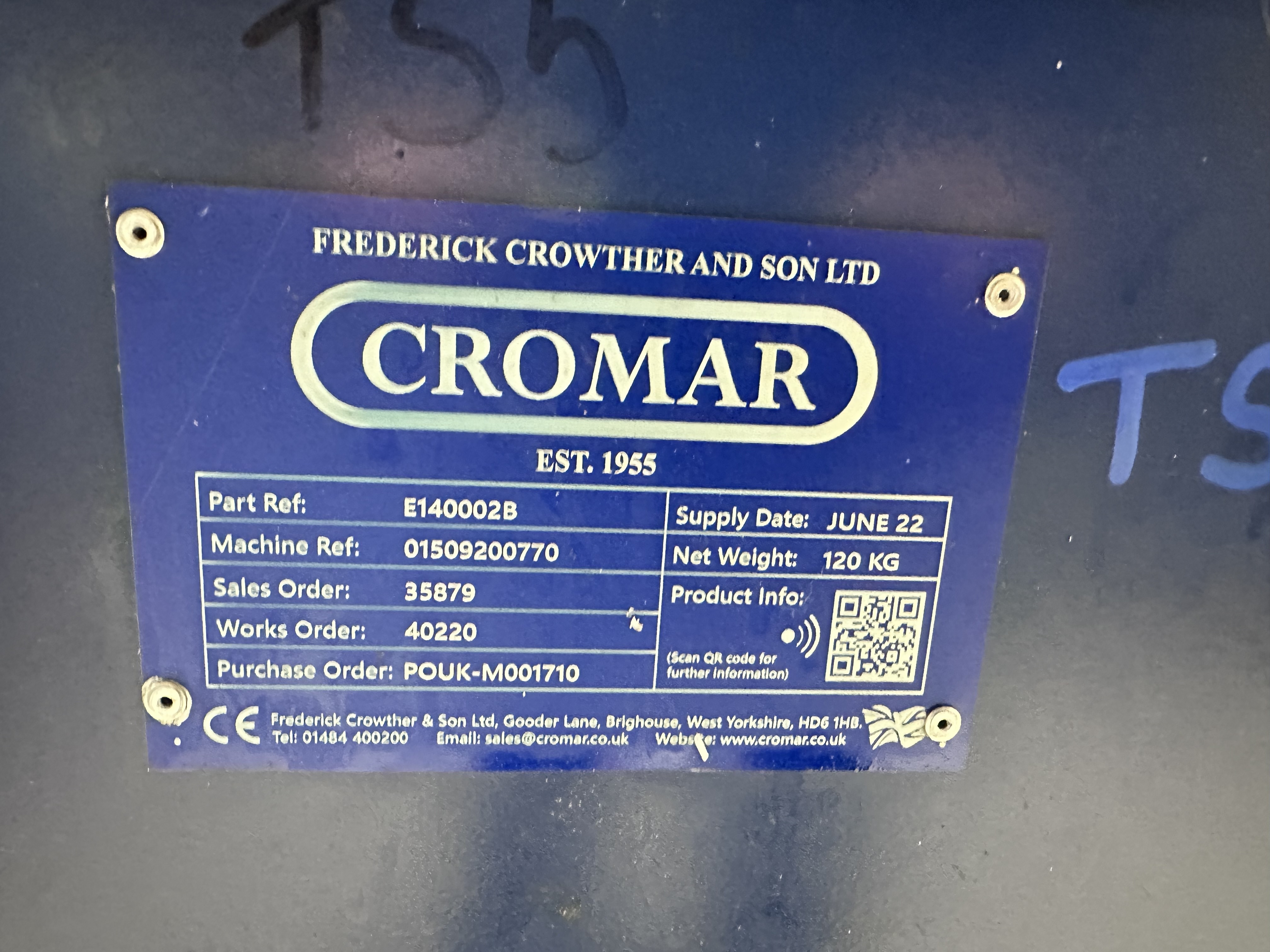 Cromar Chip Hopper 840mm x 110mm x 750mm