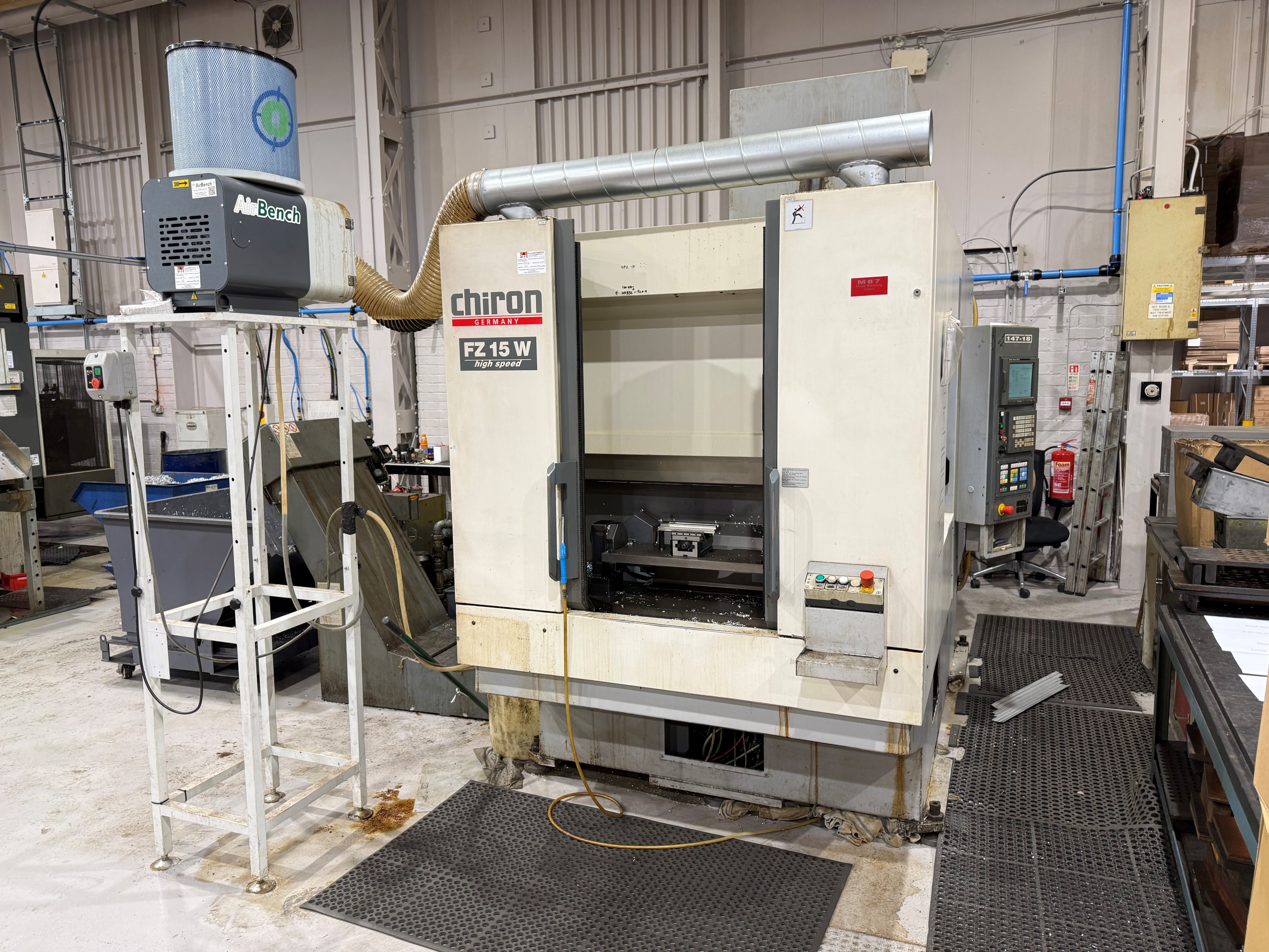Chiron FZ 15 W High Speed Twin Pallet Vertical Machining Centre. (2002)