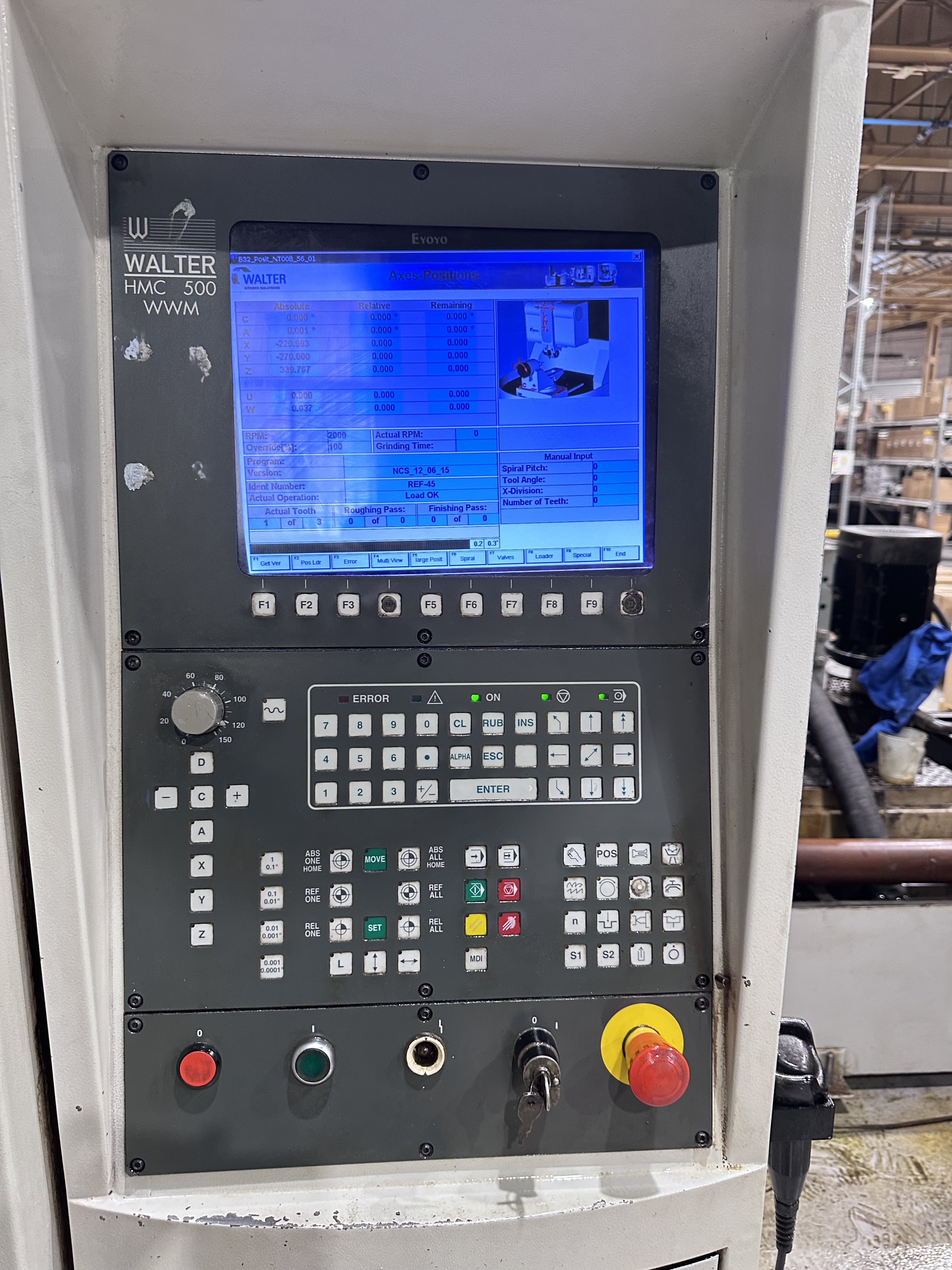 Walter Helitronic Power Production 5-Axis CNC Tool Grinder. (2000)