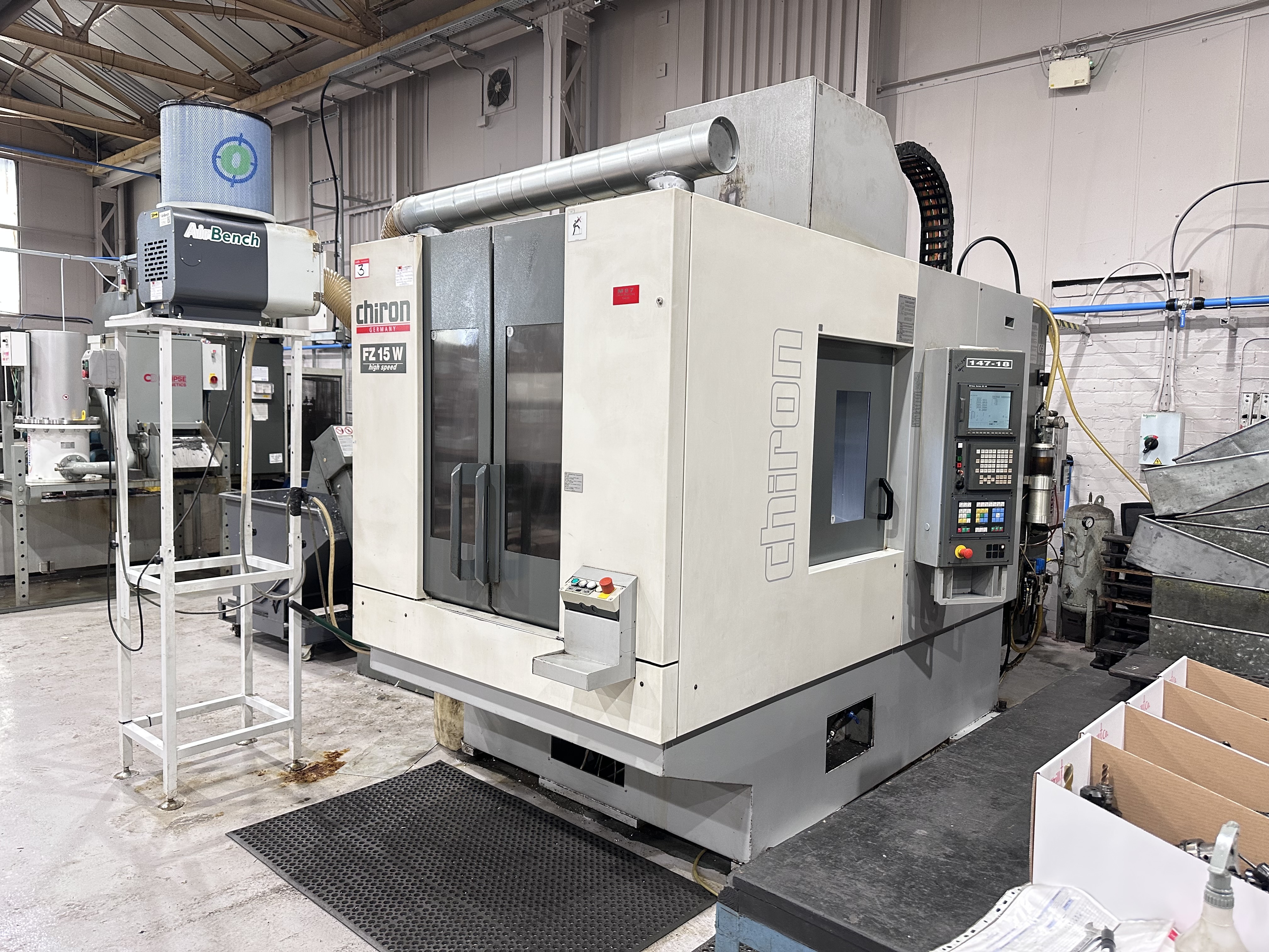 Chiron FZ 15 W High Speed Twin Pallet Vertical Machining Centre. (2002)
