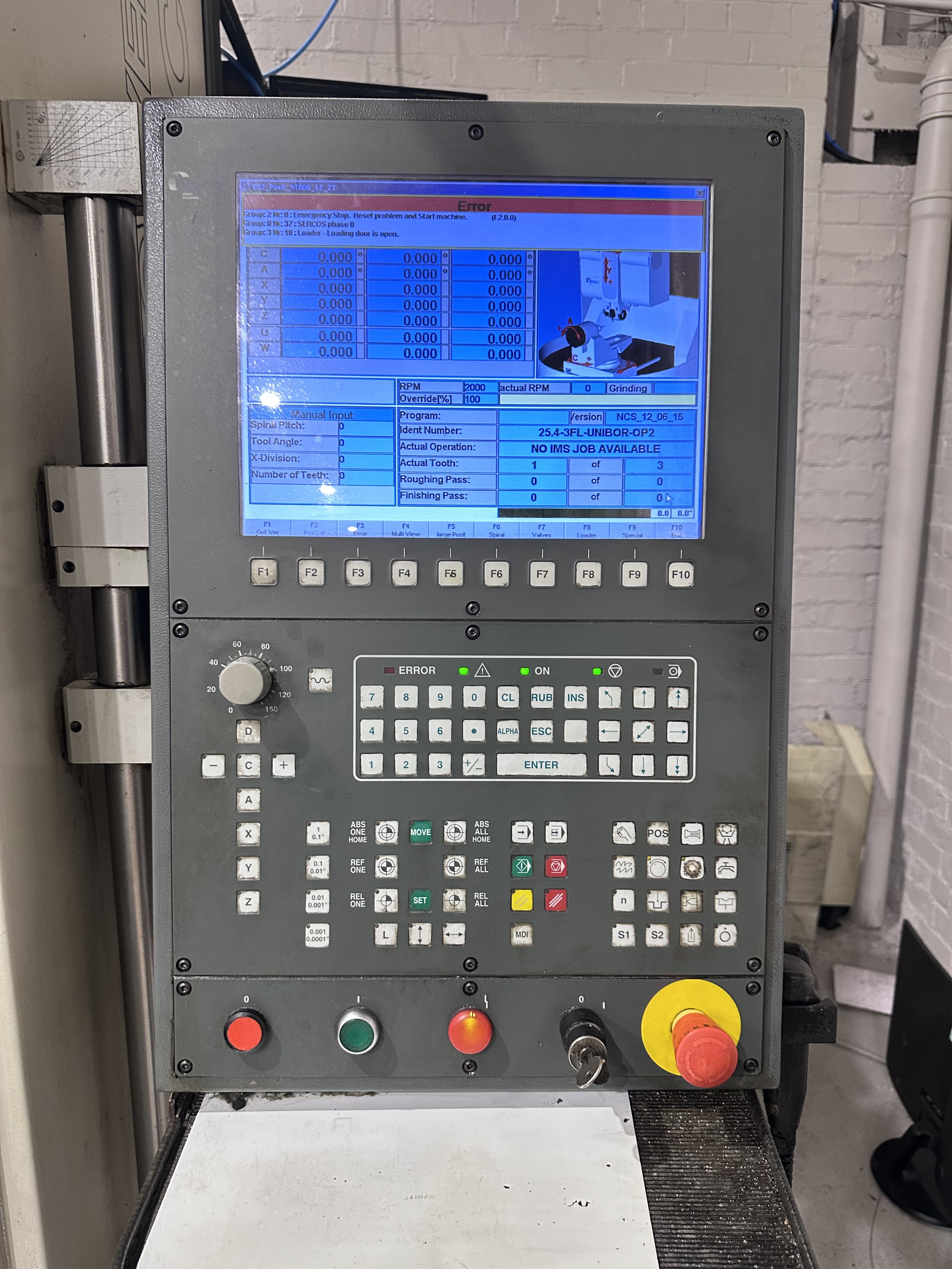 Walter Heli-Power Production 5-Axis CNC Tool Grinder. (1998)