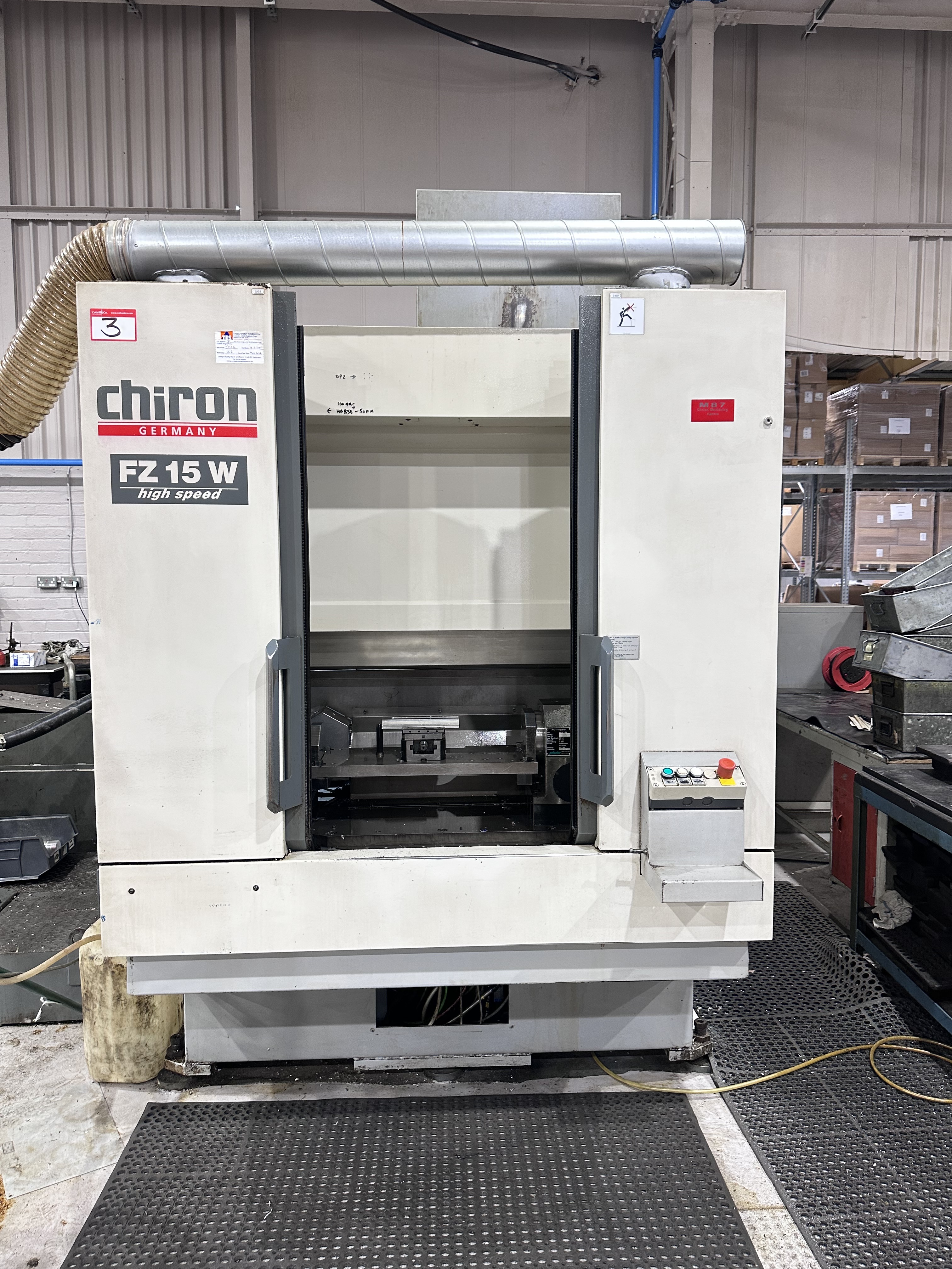 Chiron FZ 15 W High Speed Twin Pallet Vertical Machining Centre. (2002)