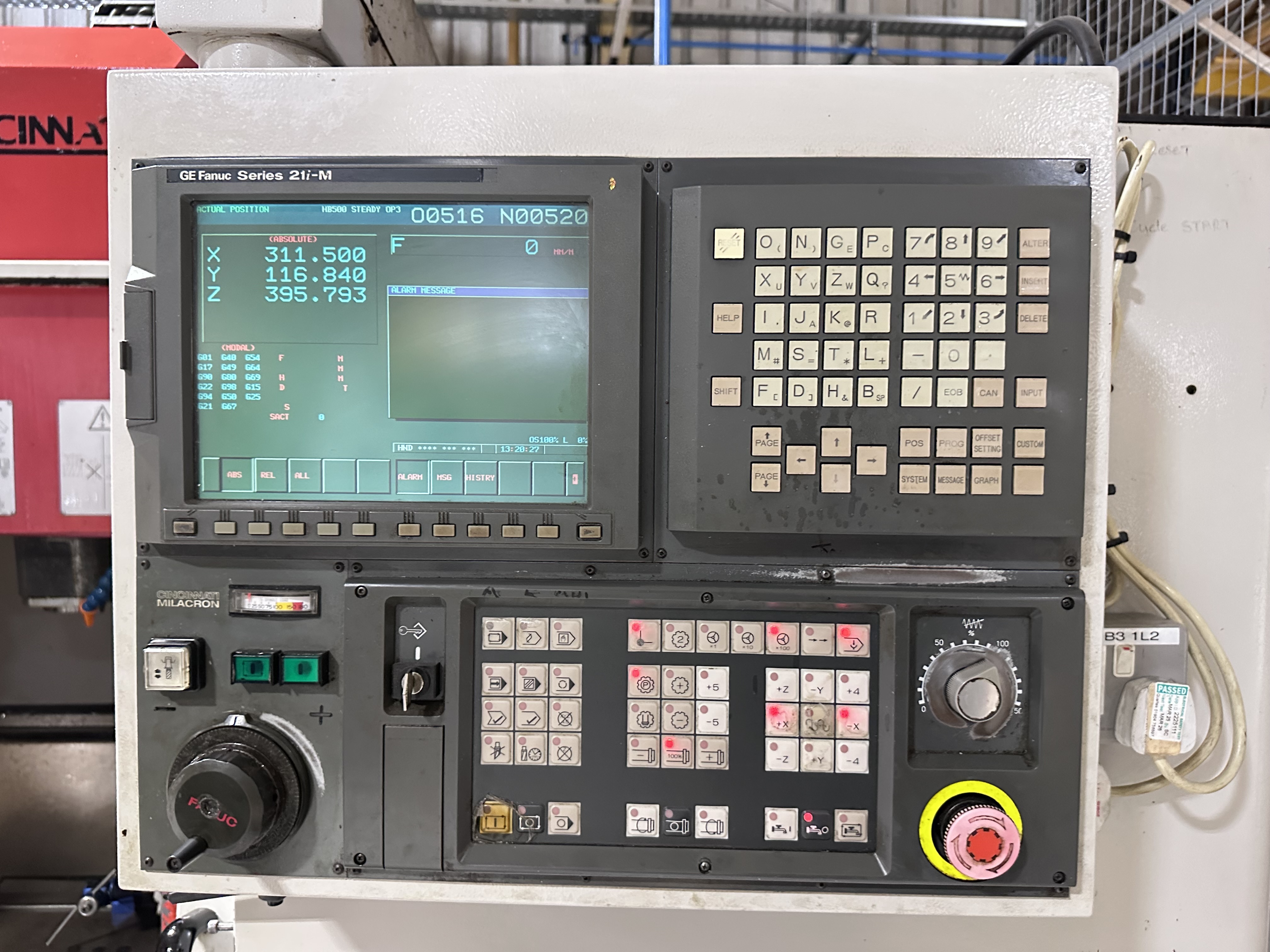 Cincinnati VMC-750 Vertical Machining Centre. (1999)