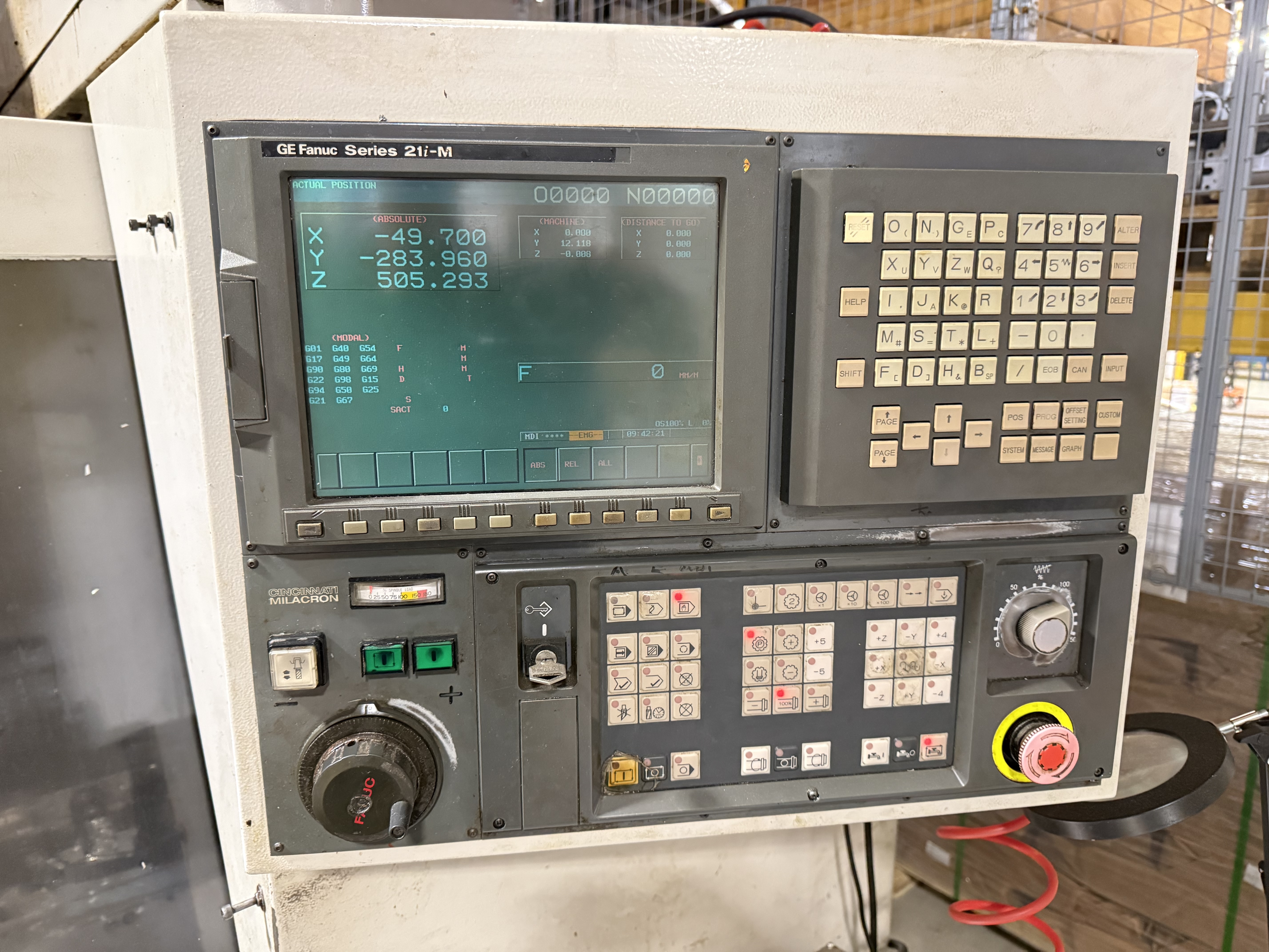 Cincinnati VMC-750 Vertical Machining Centre. (1999)