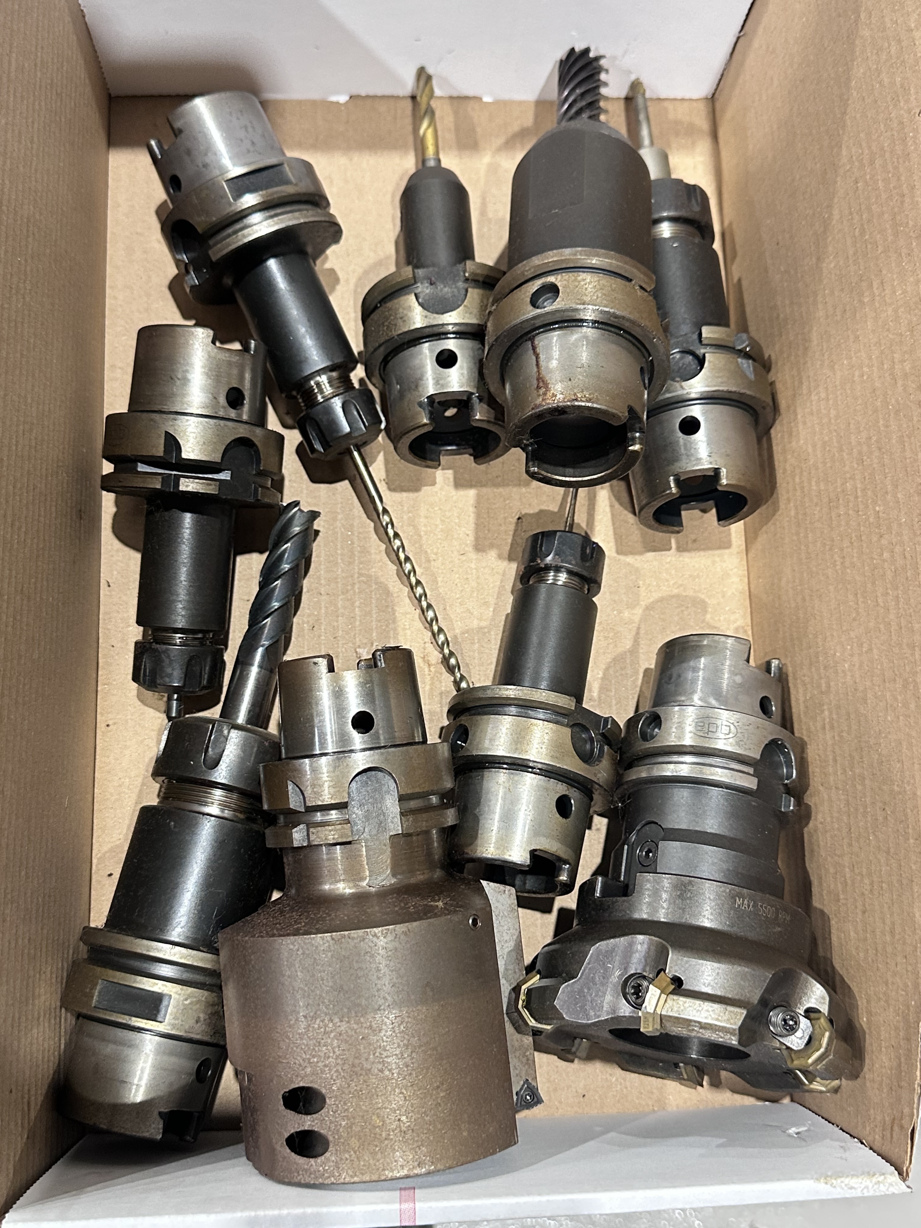 Qty of HSK 63 Tooling