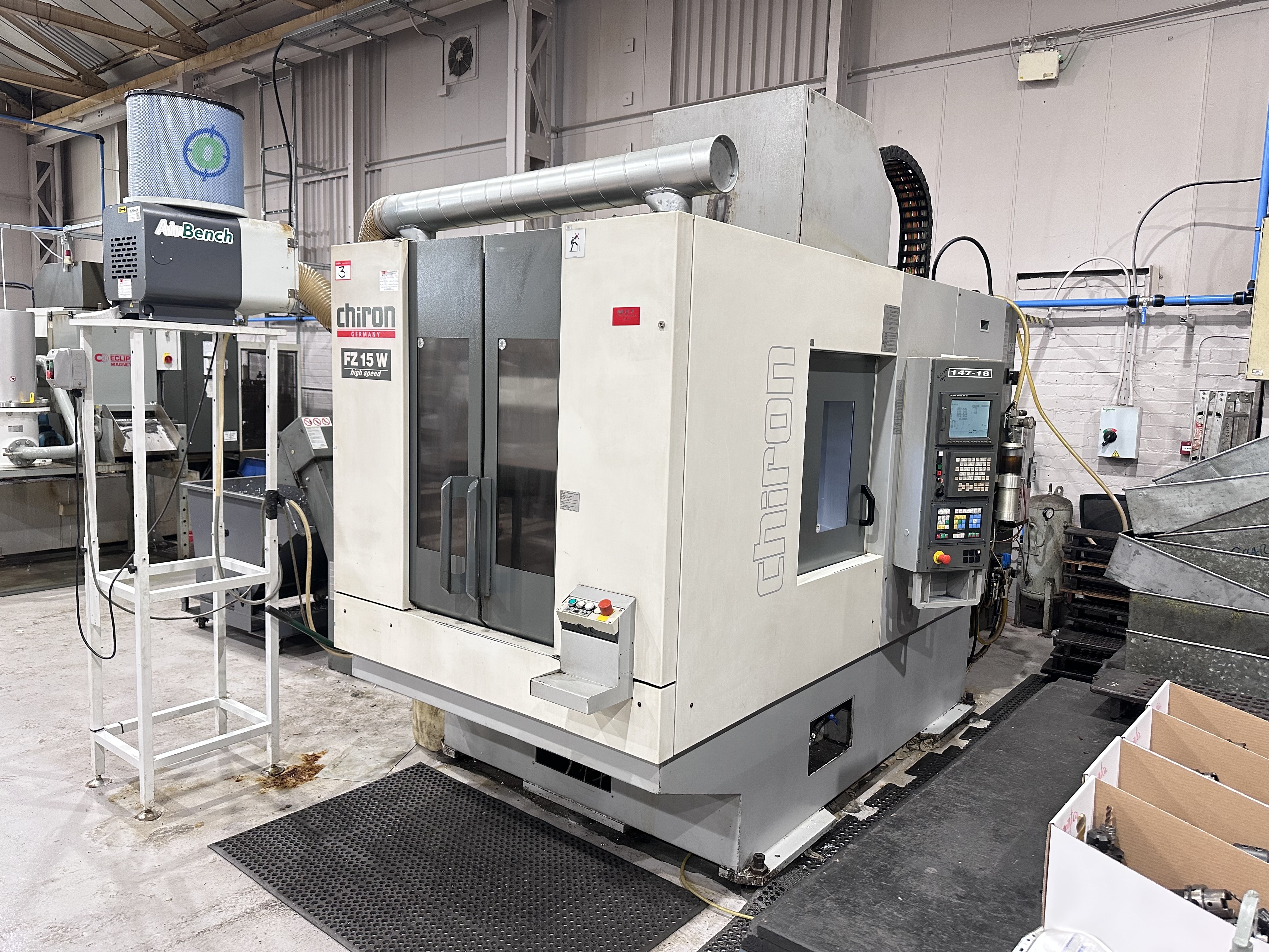 Chiron FZ 15 W High Speed Twin Pallet Vertical Machining Centre. (2002)