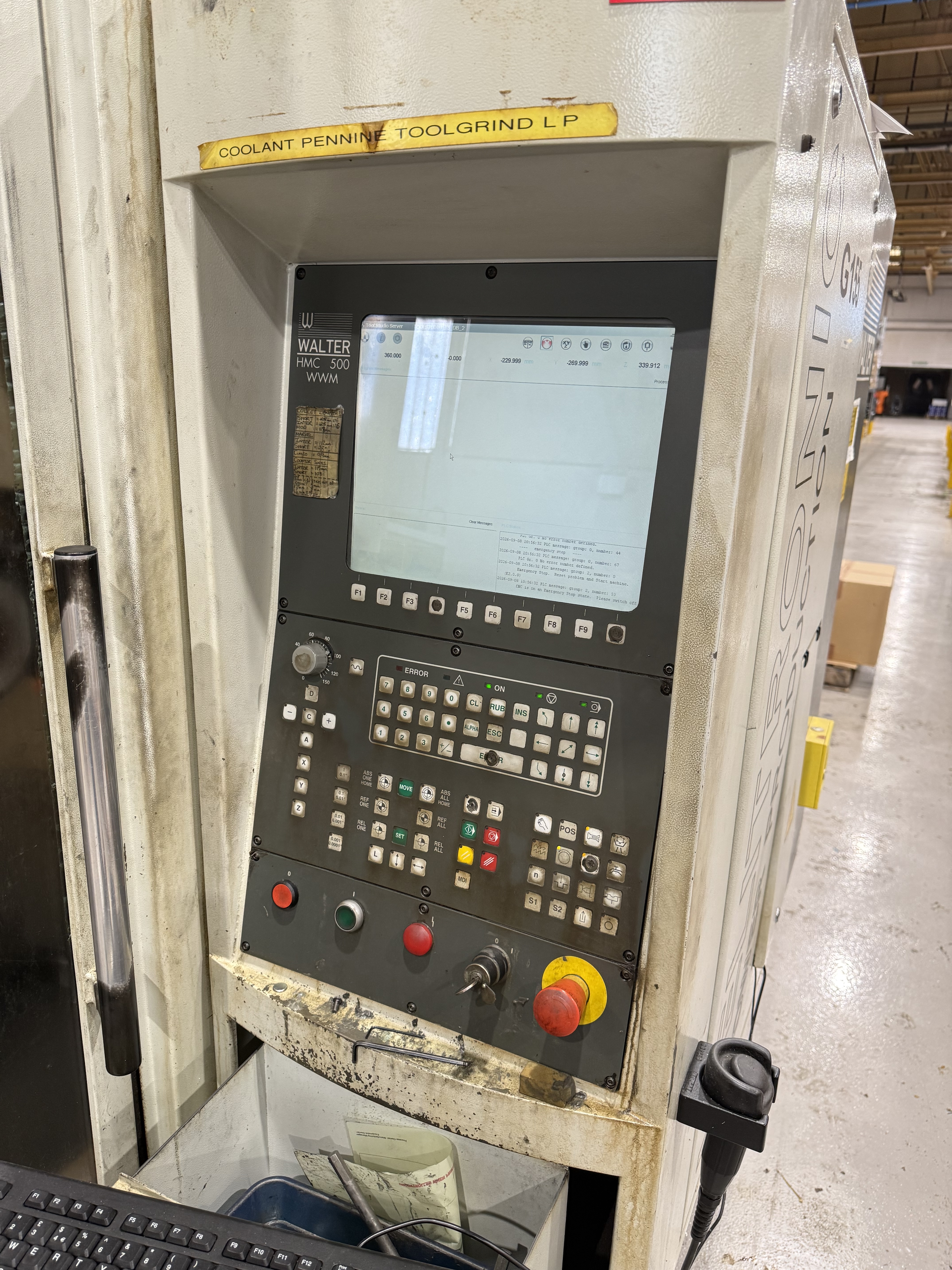 Walter Helitronic Power Production 5-Axis CNC Tool Grinder. (2000)