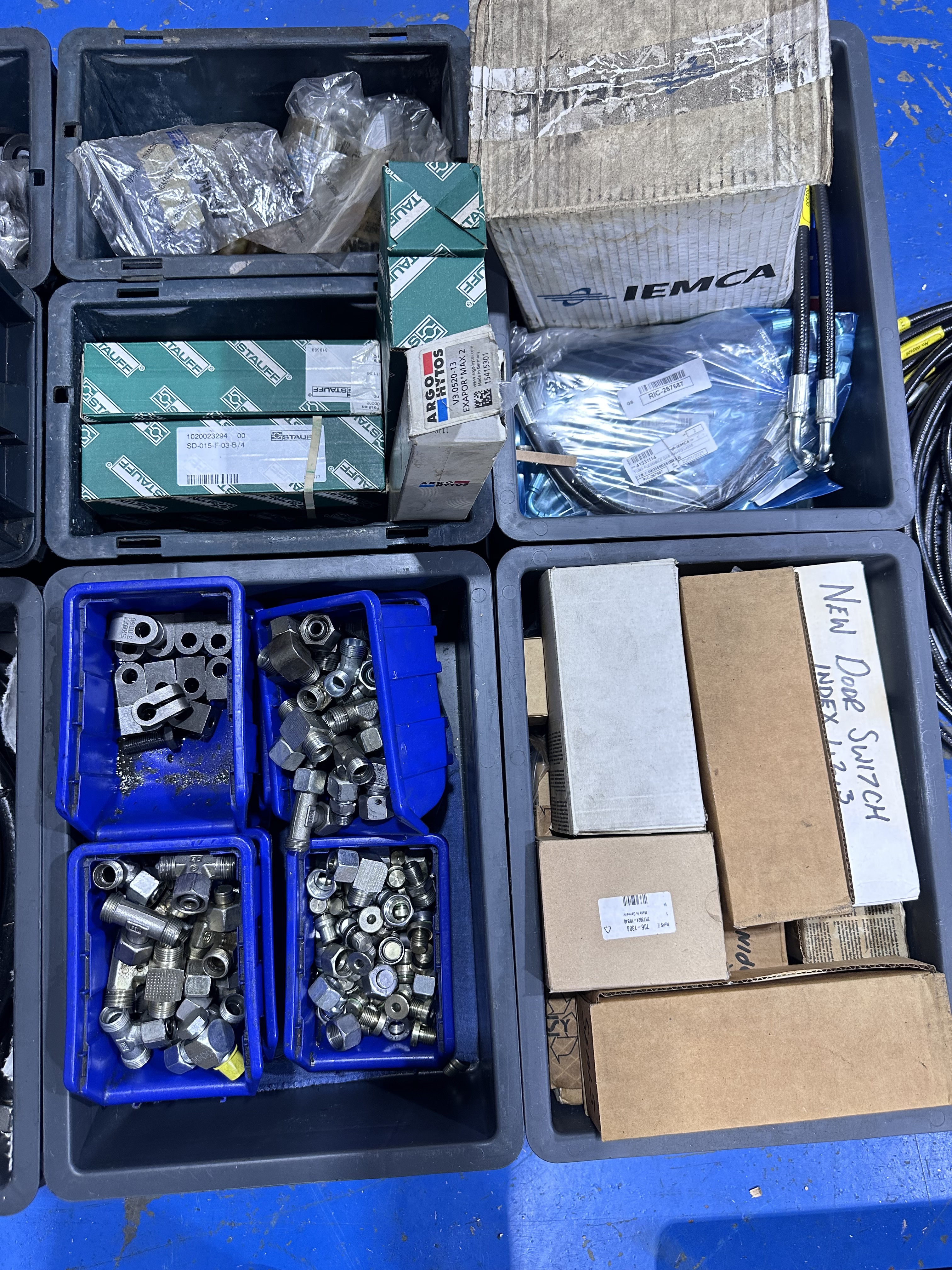 Qty of Spares Suitable for Indexing Machines