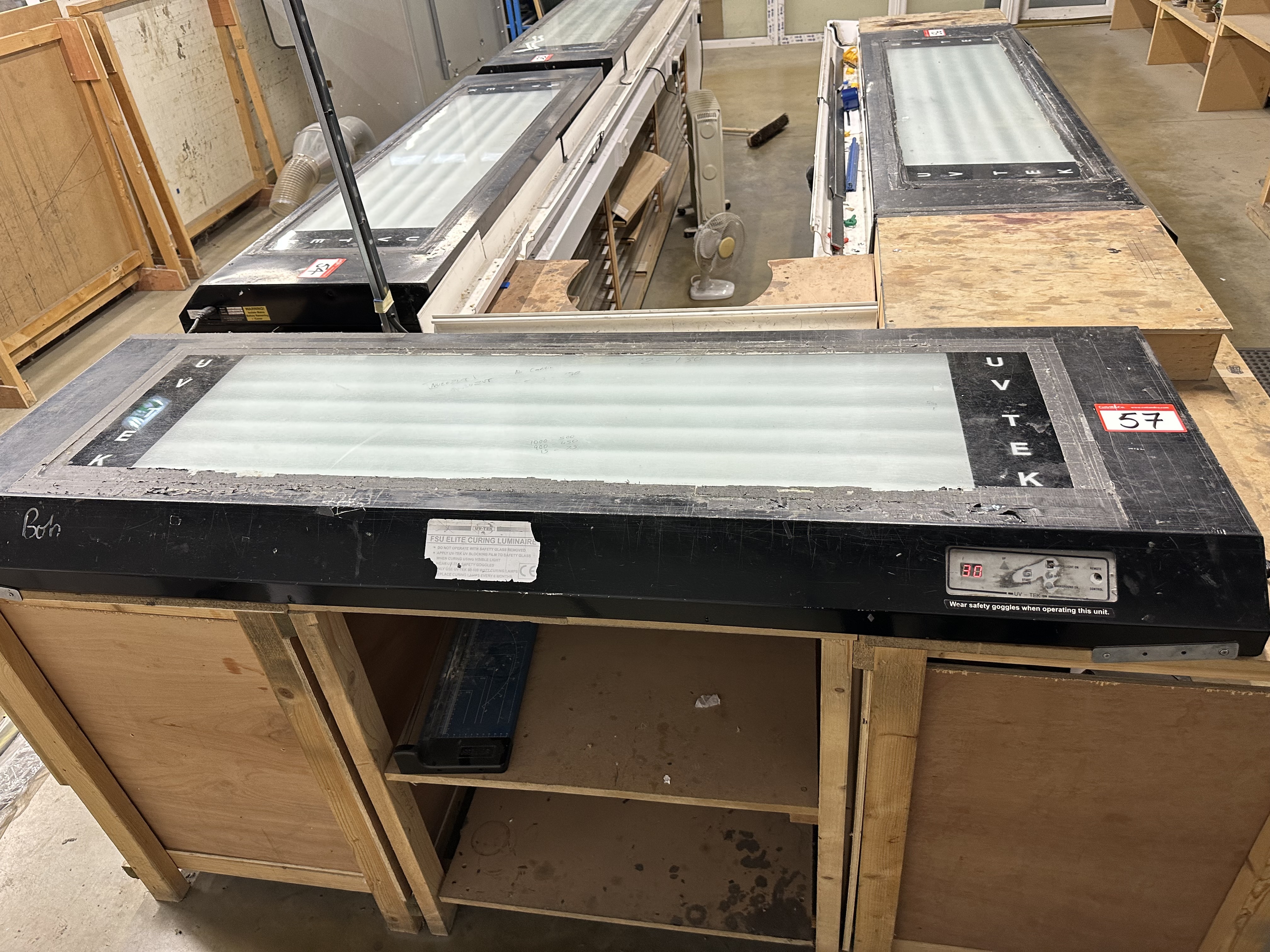UV Tek FSU E curing luminaire (350 x 1200mm) 