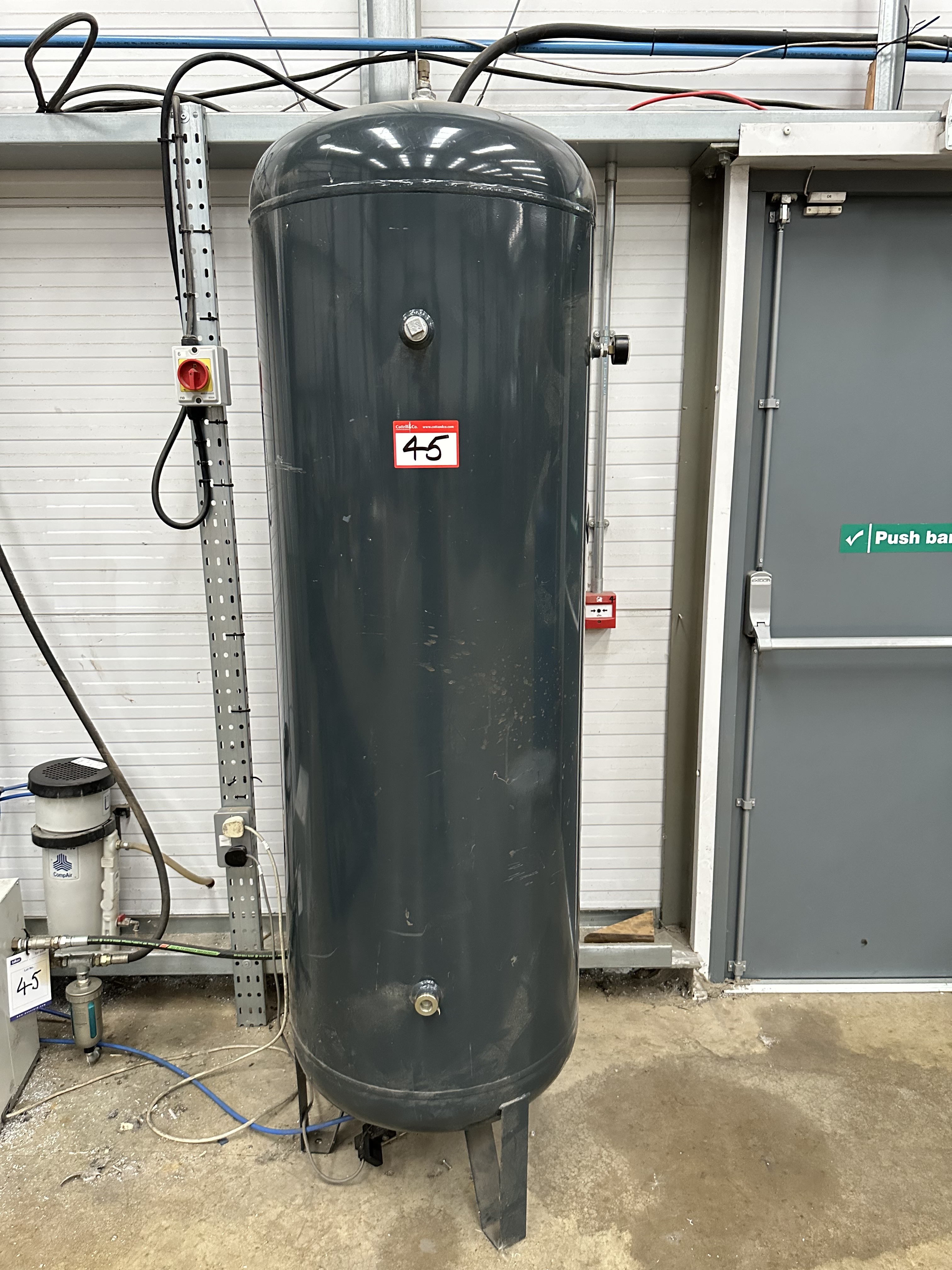 Gardner Denver / Hydrovane HR 04E 07-4035S200 4kW air compressor. (advised 2025)