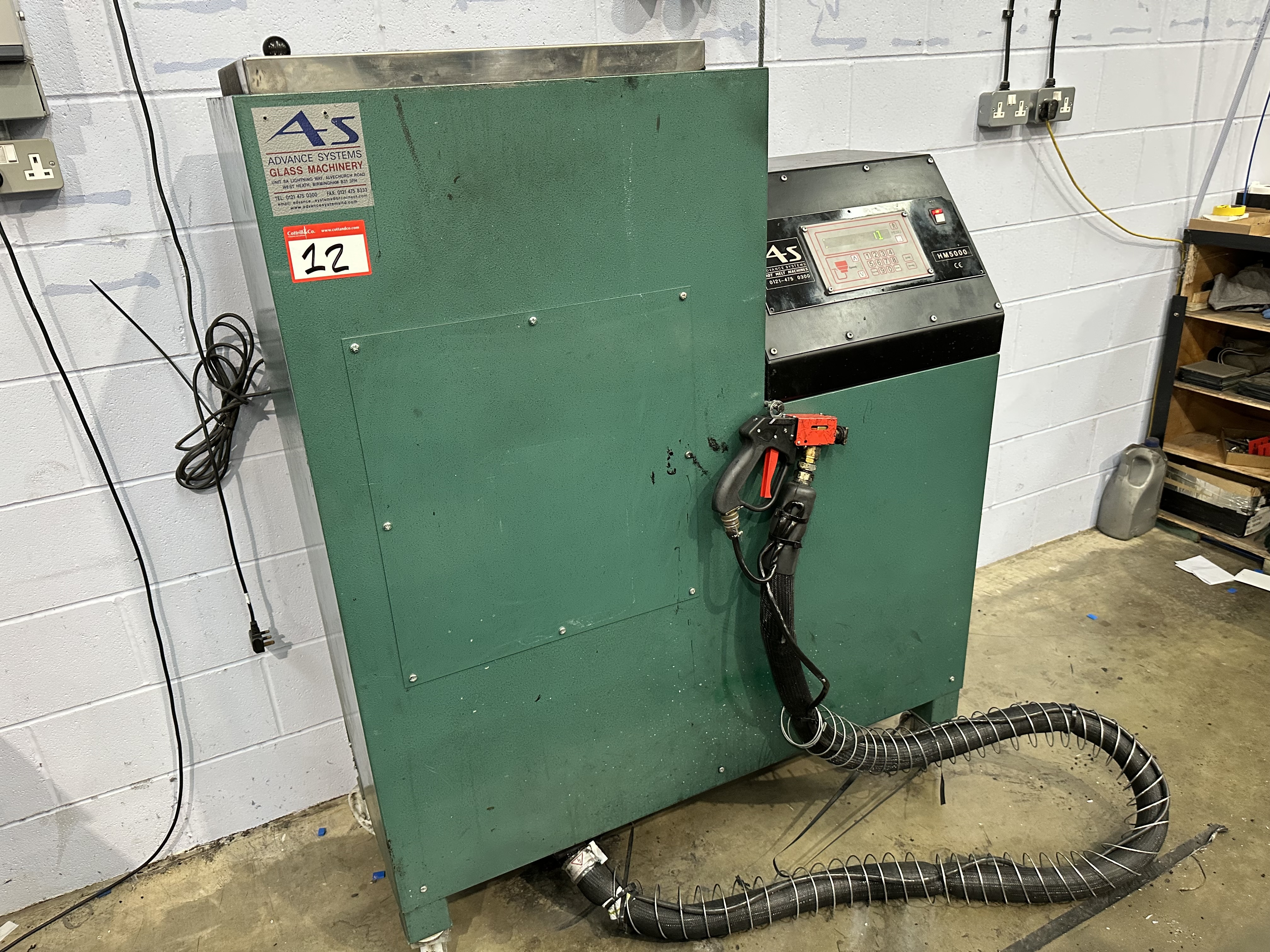 Advance Systems HM5000 hot melt extruder (2021)