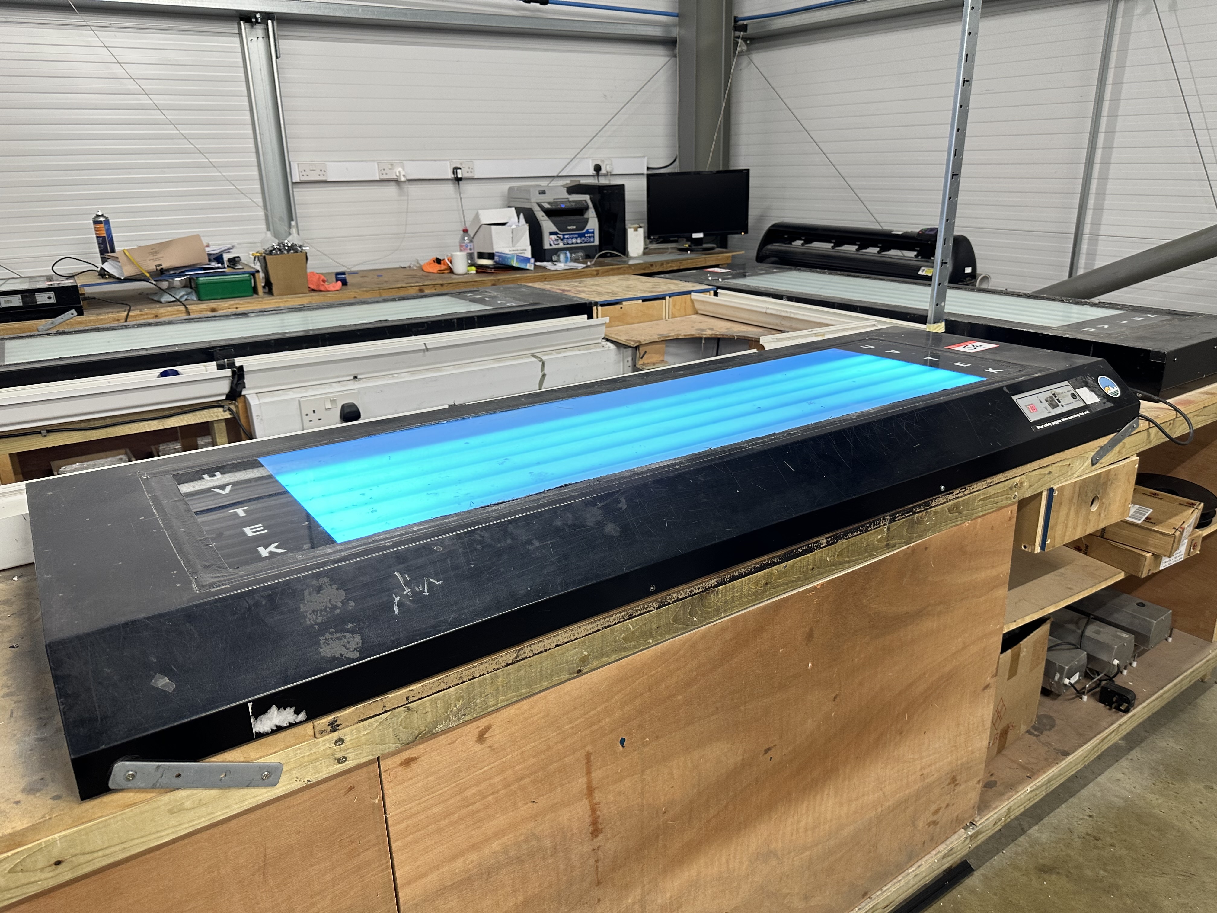 UV Tek FSU E curing luminaire (350 x 1200mm) 