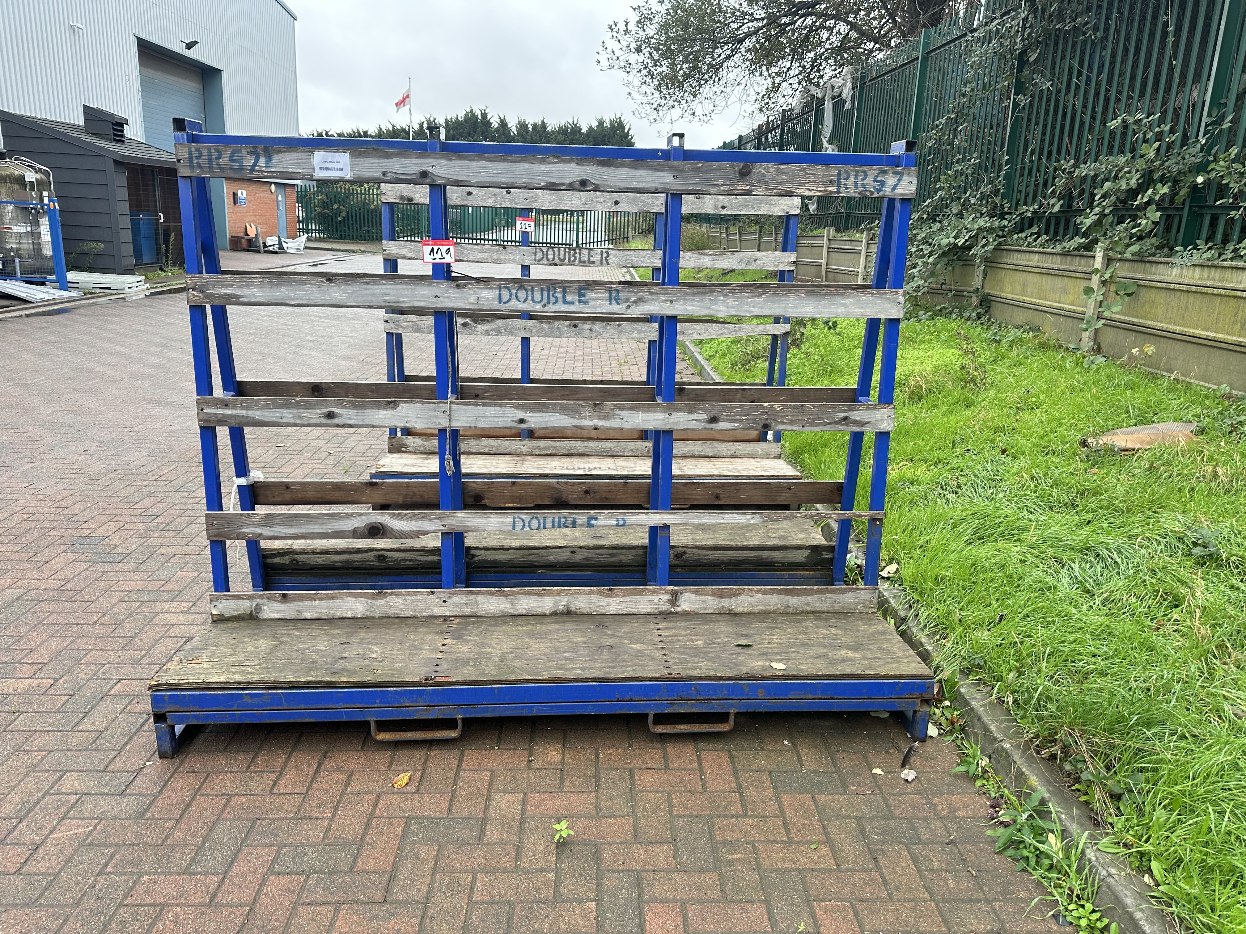 (Qty 2) x A Frame Glass Storage Racks