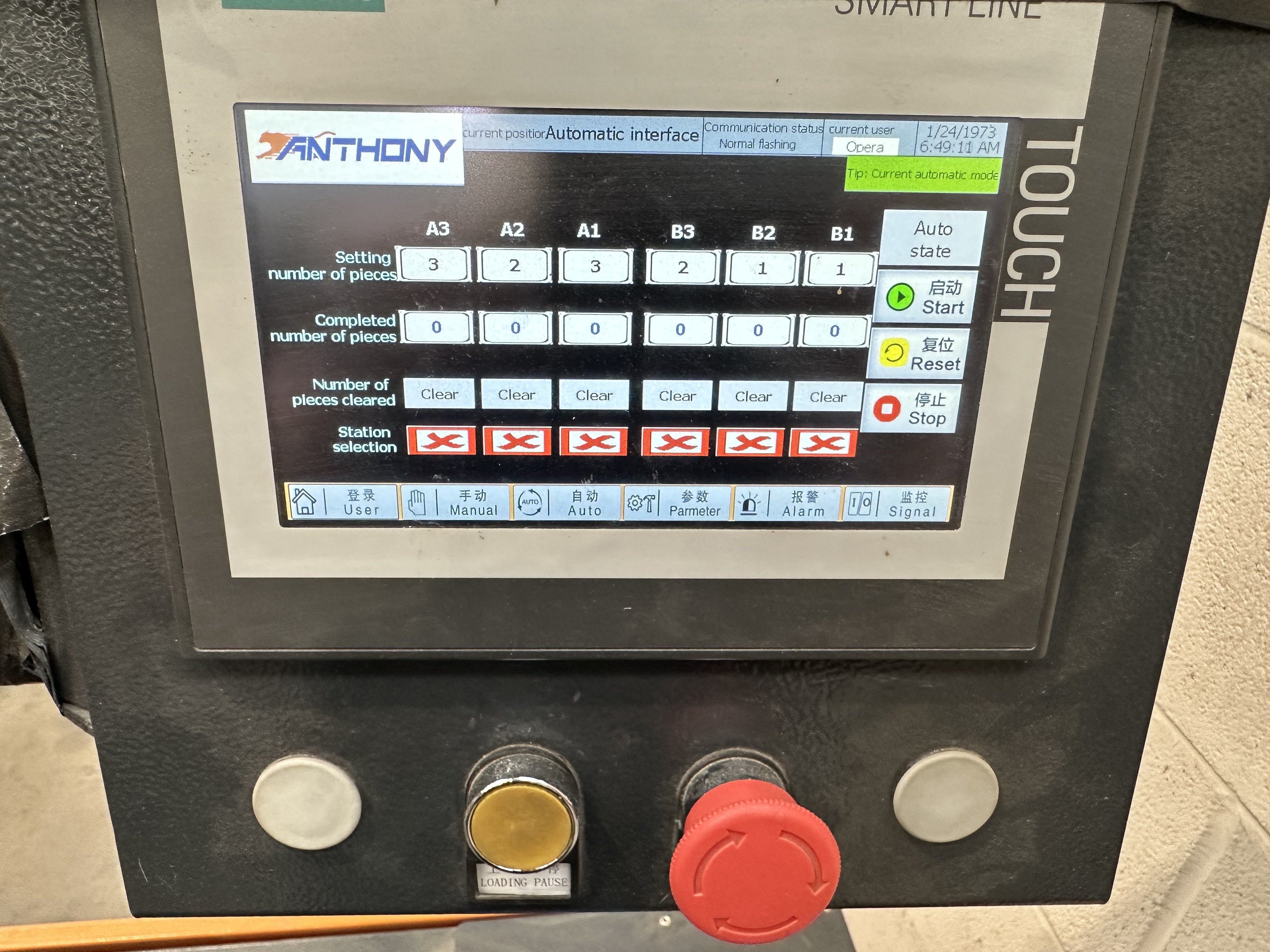 Yinrui (Anhui Yinrui Intelligent Technology Co Ltd) model YR-4228 automatic glass loading machine (2023)