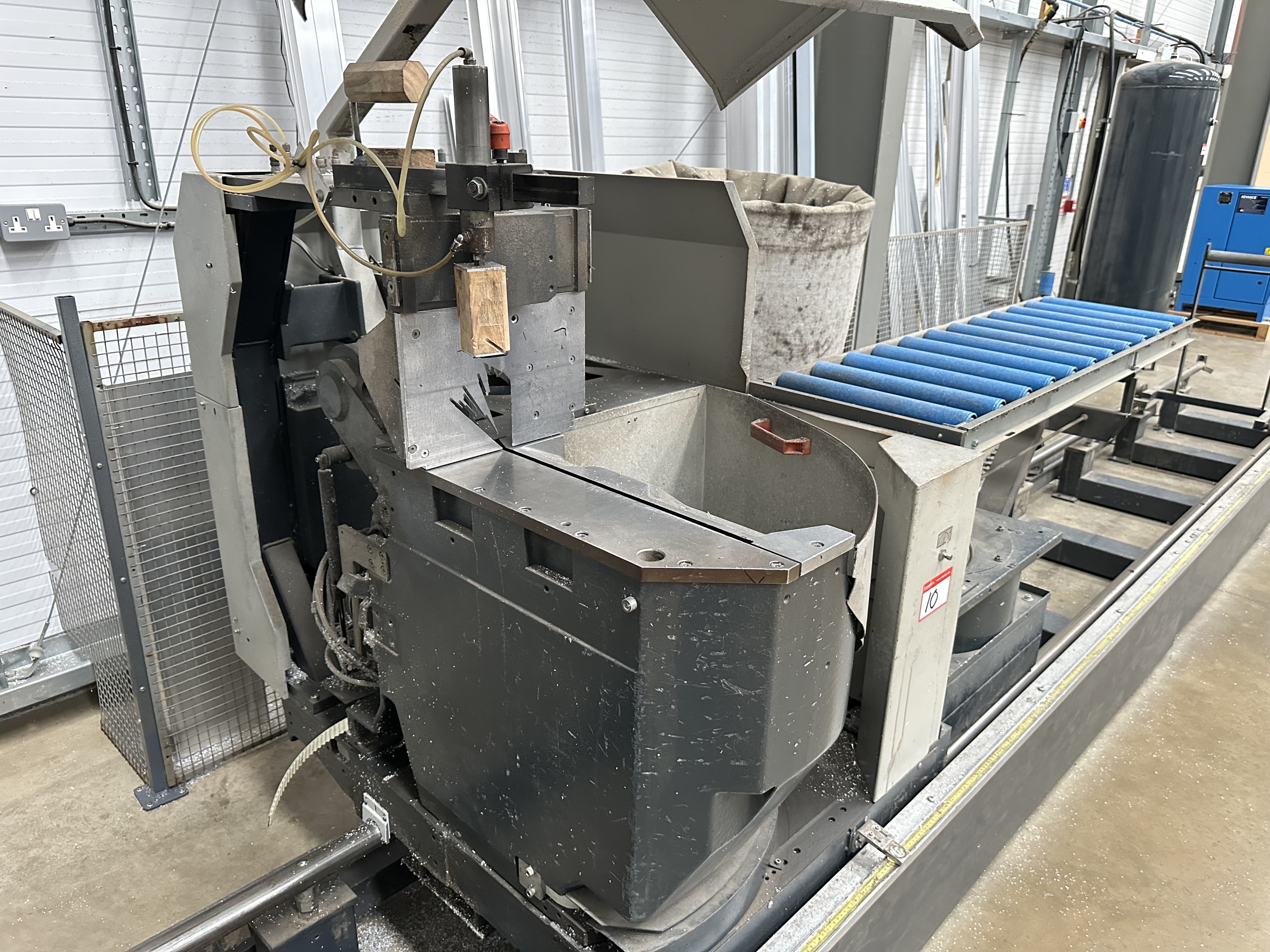 Elumatec type DG-244/02 6000mm double mitre saw. (2007)