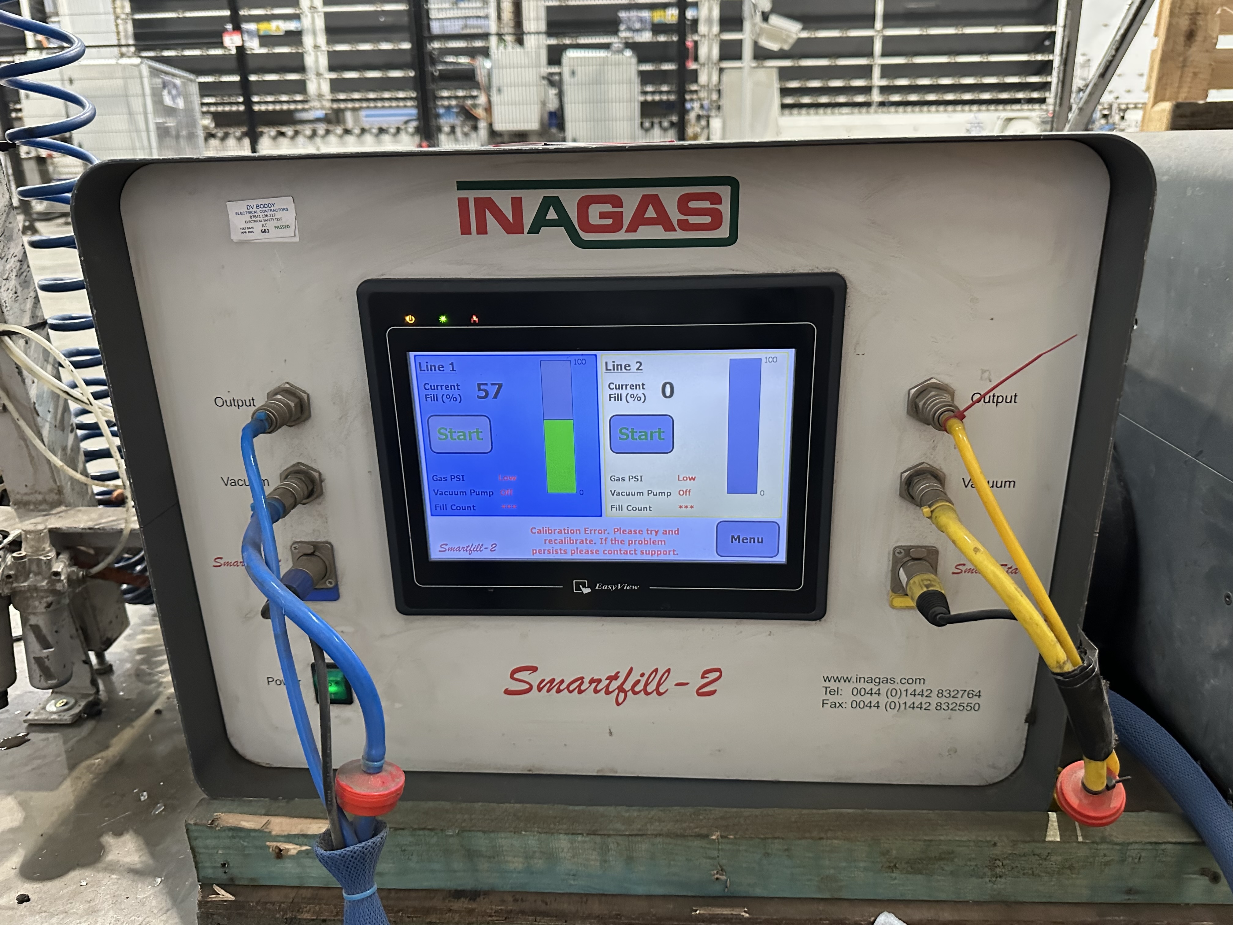 Inagas Smart Fill - 2 gas fill machine 