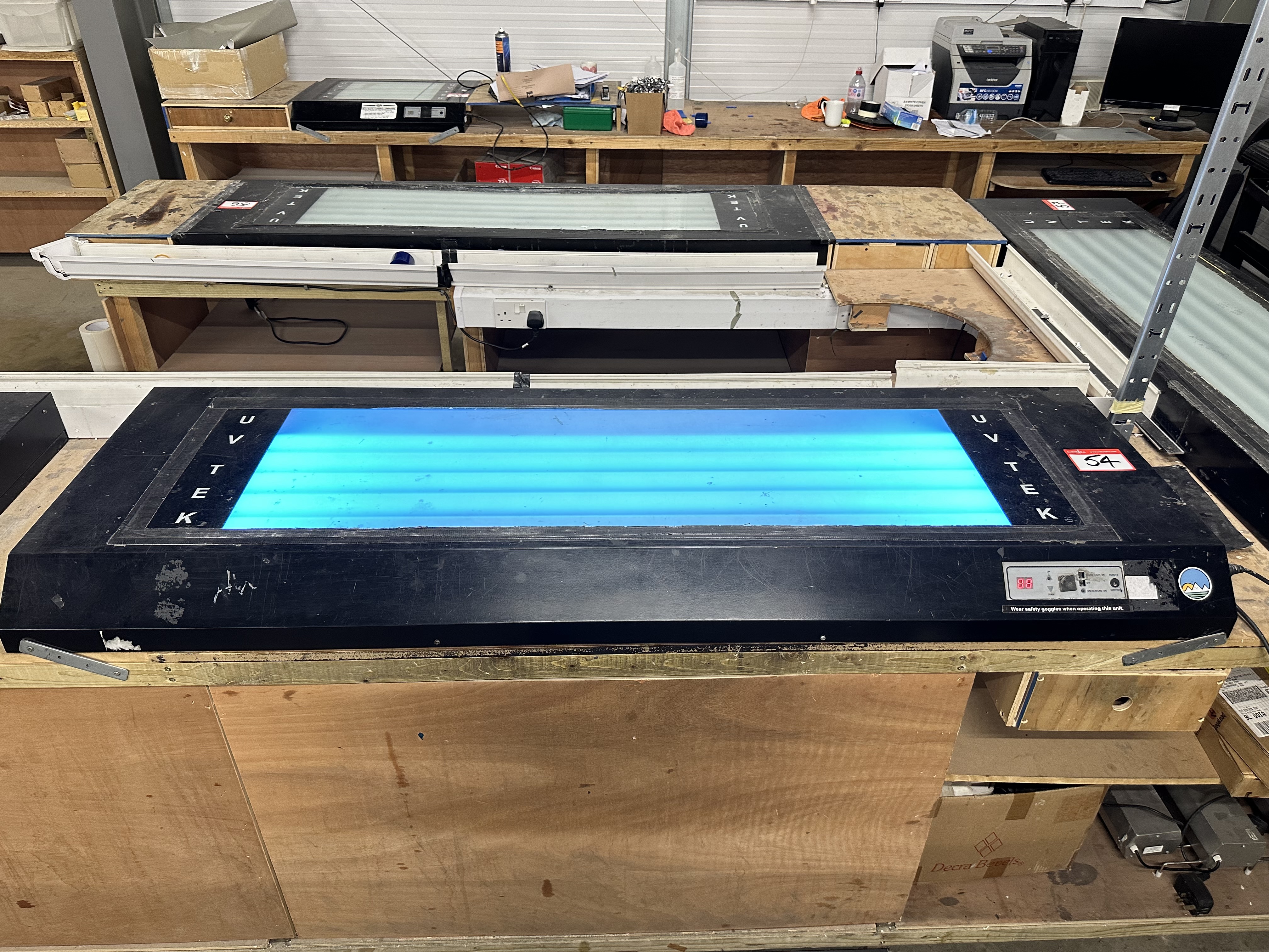 UV Tek FSU E curing luminaire (350 x 1200mm) 