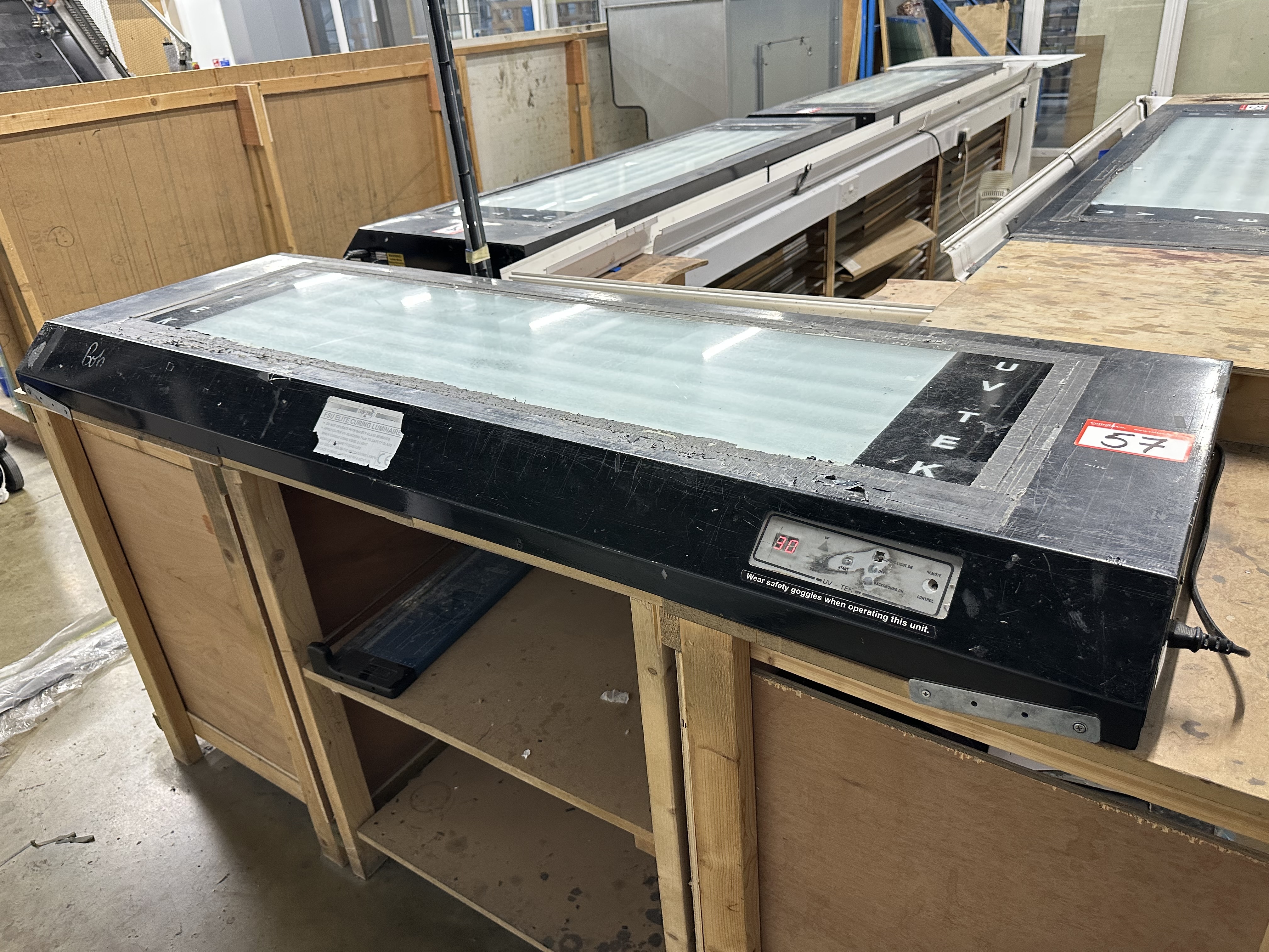 UV Tek FSU E curing luminaire (350 x 1200mm) 