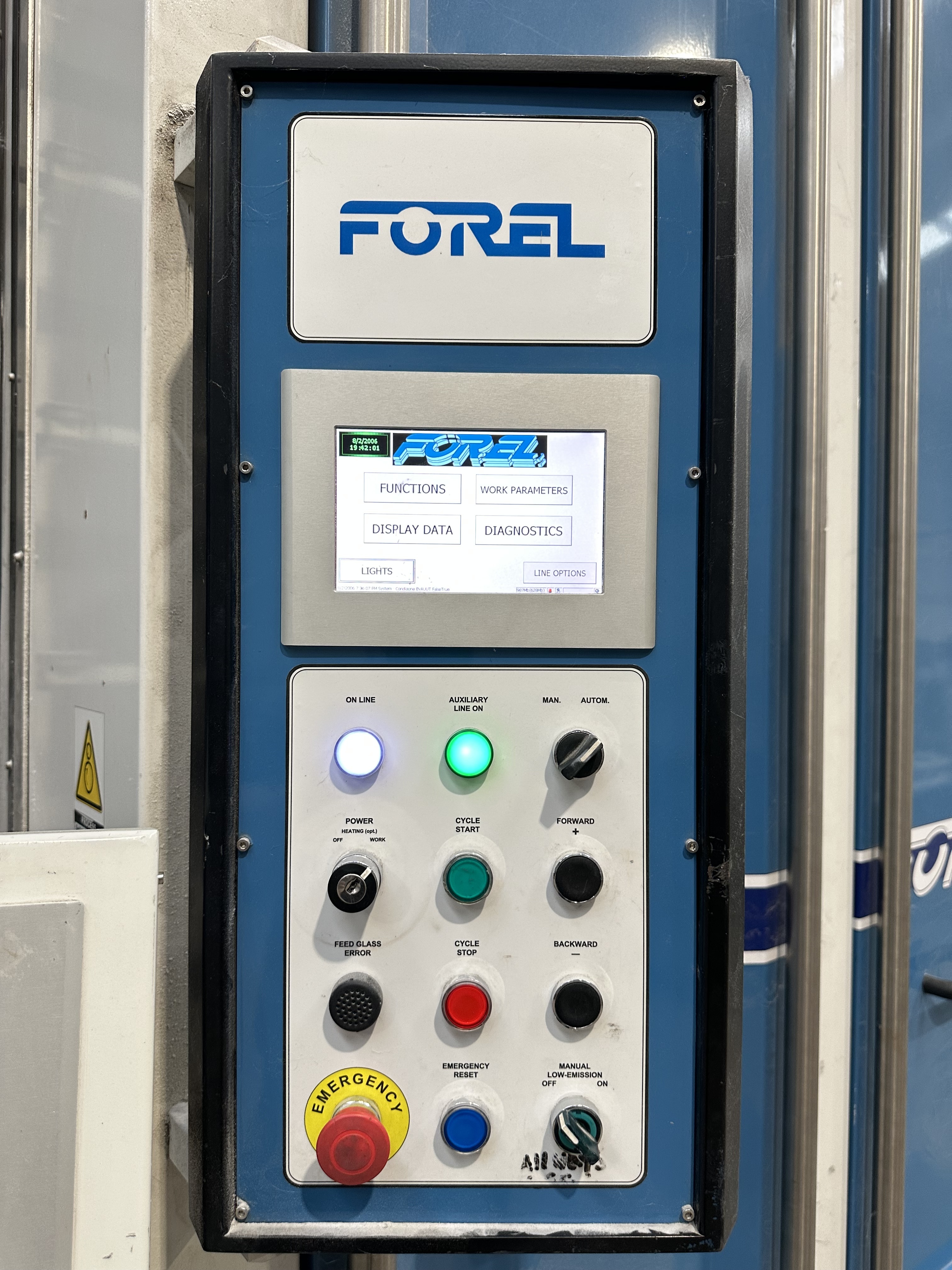 Forel IG Line comprising: Forel VW 2000 6 brush glass washer (2015)