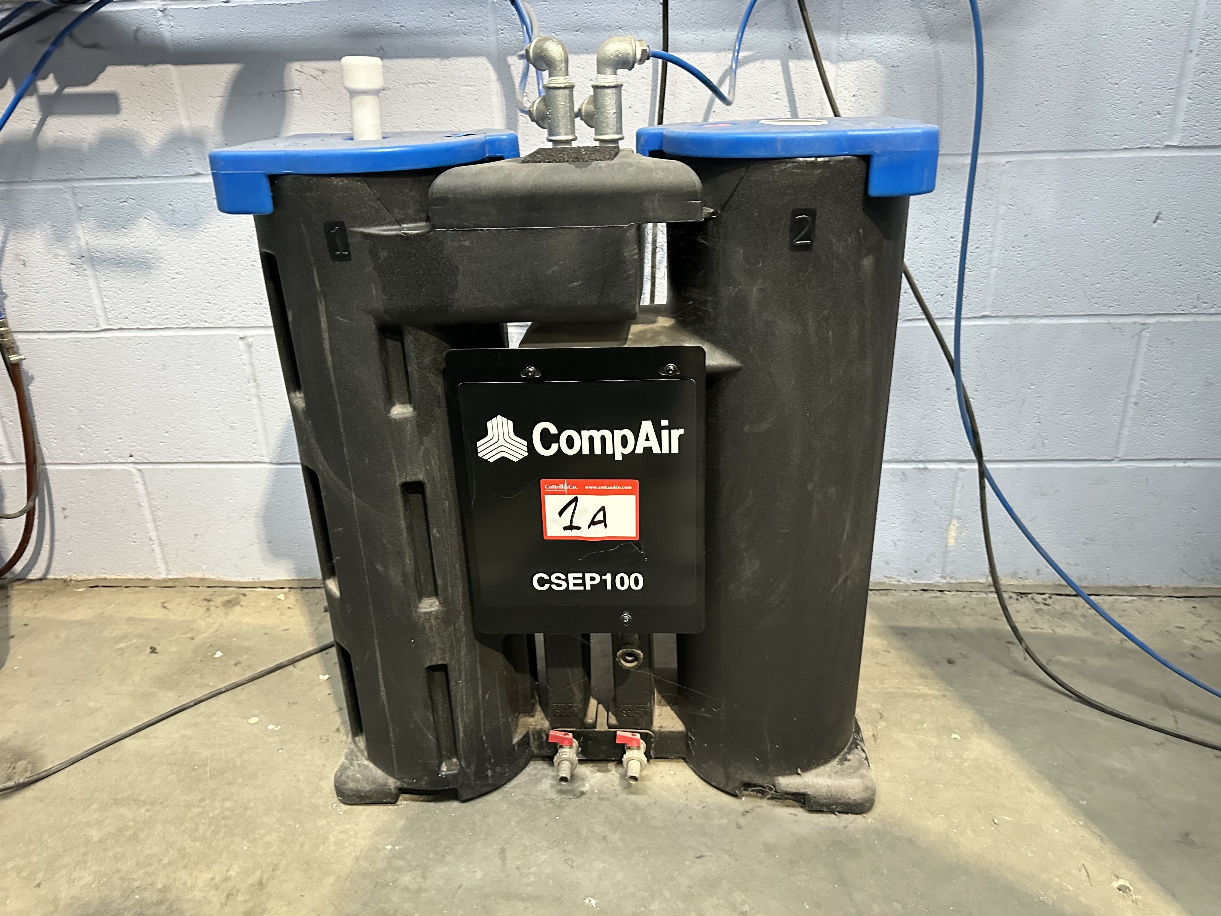 Compair/Gardner Denver Air Compressor, Receiver Tank, Beko Dryer, Compair Separator