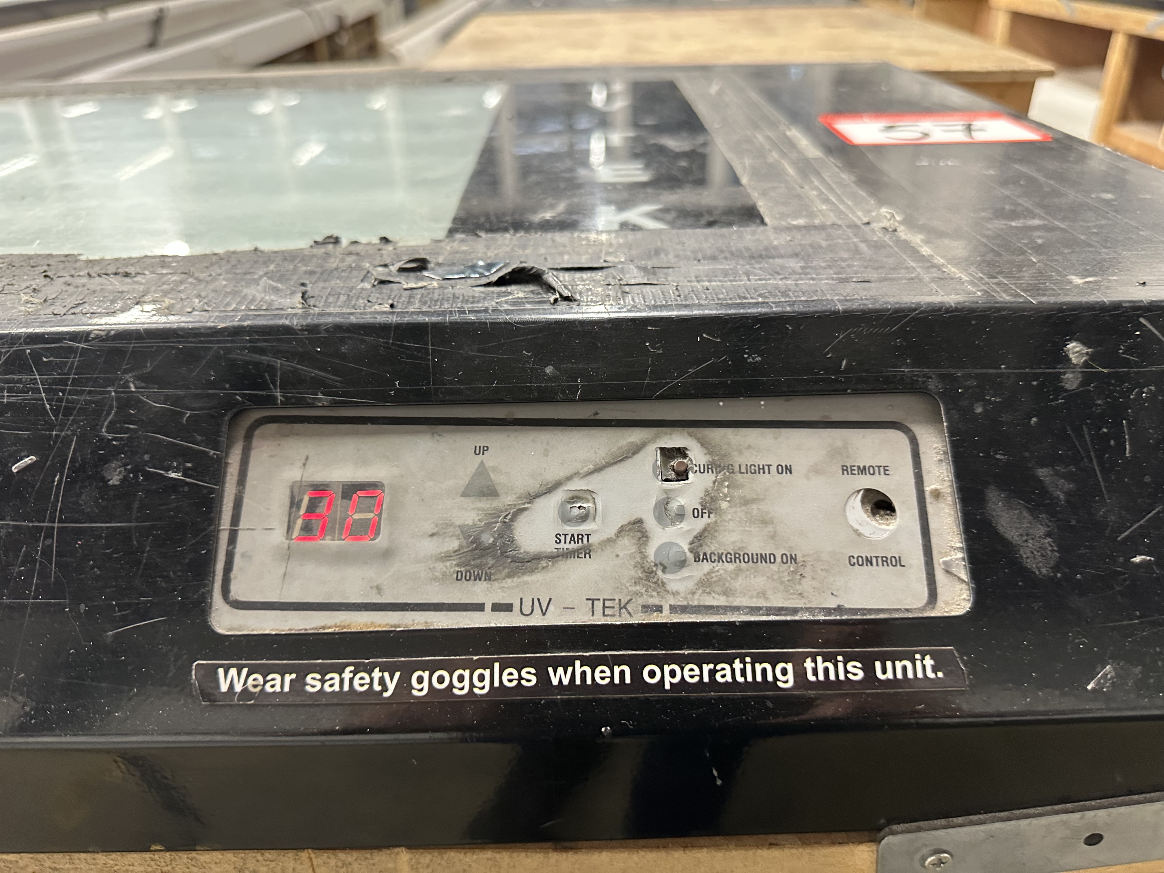 UV Tek FSU E curing luminaire (350 x 1200mm) 