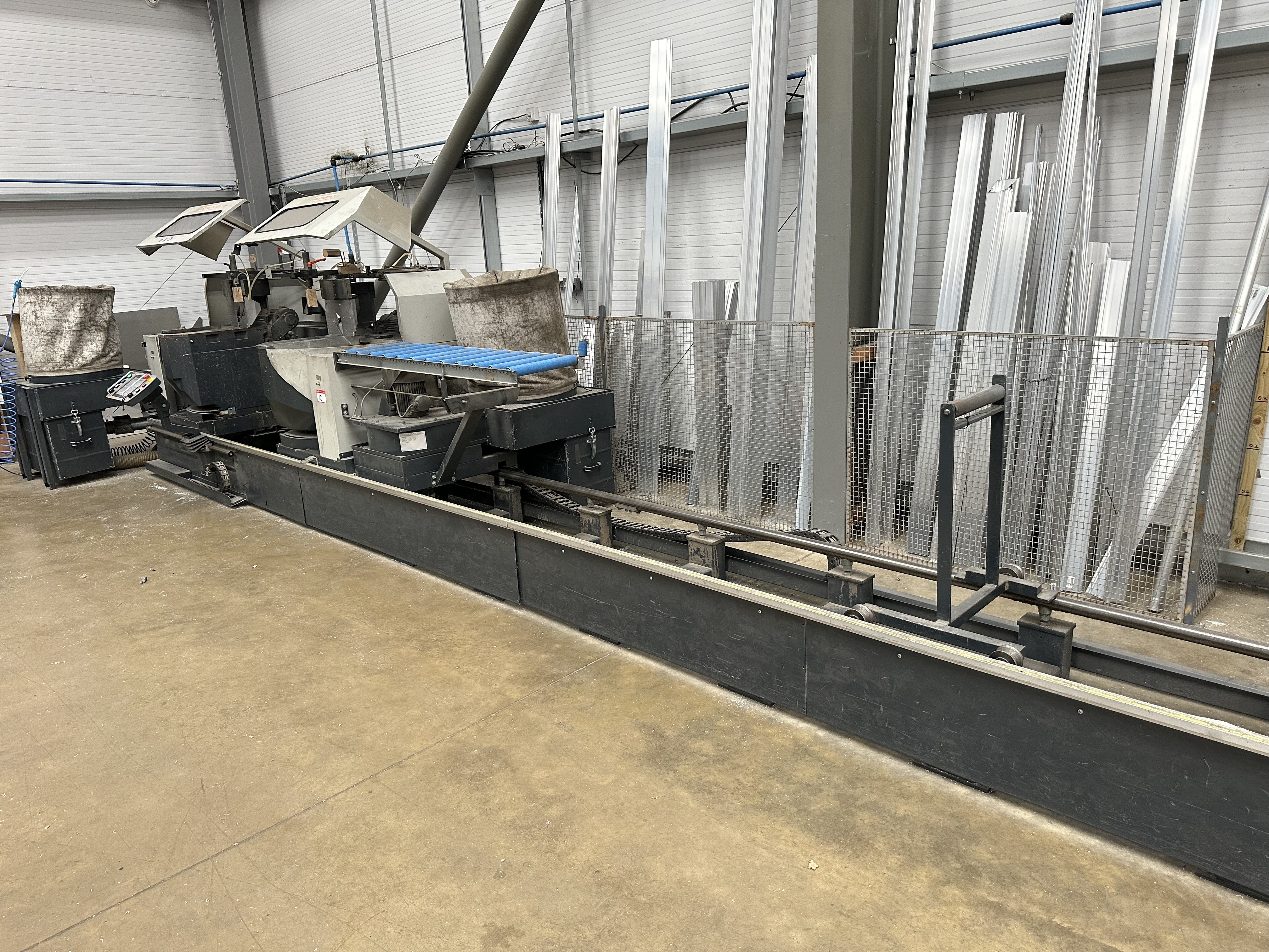 Elumatec type DG-244/02 6000mm double mitre saw. (2007)