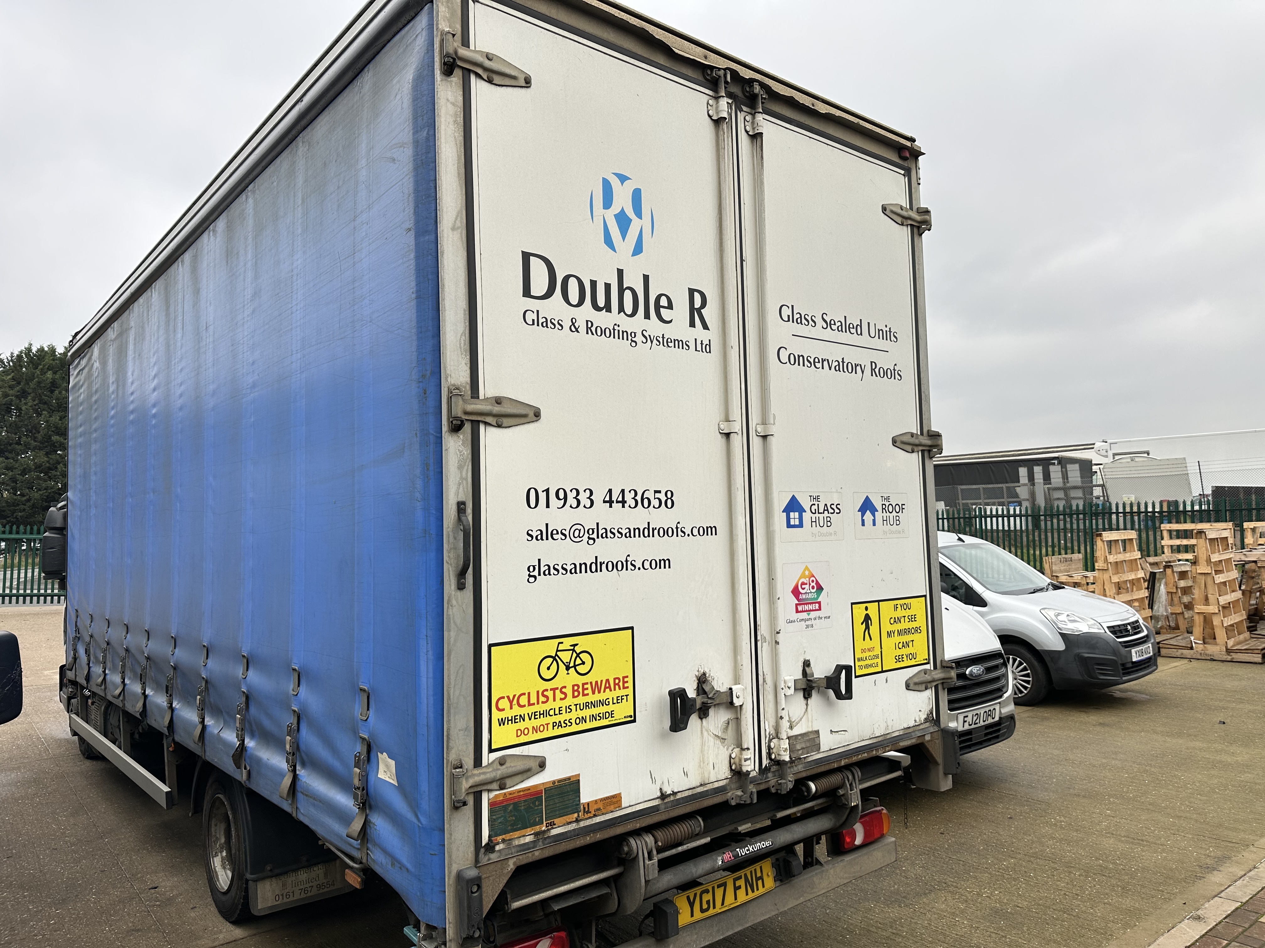 Iveco Eurocargo 75E16S curtainside Registration no: YG17 FNH