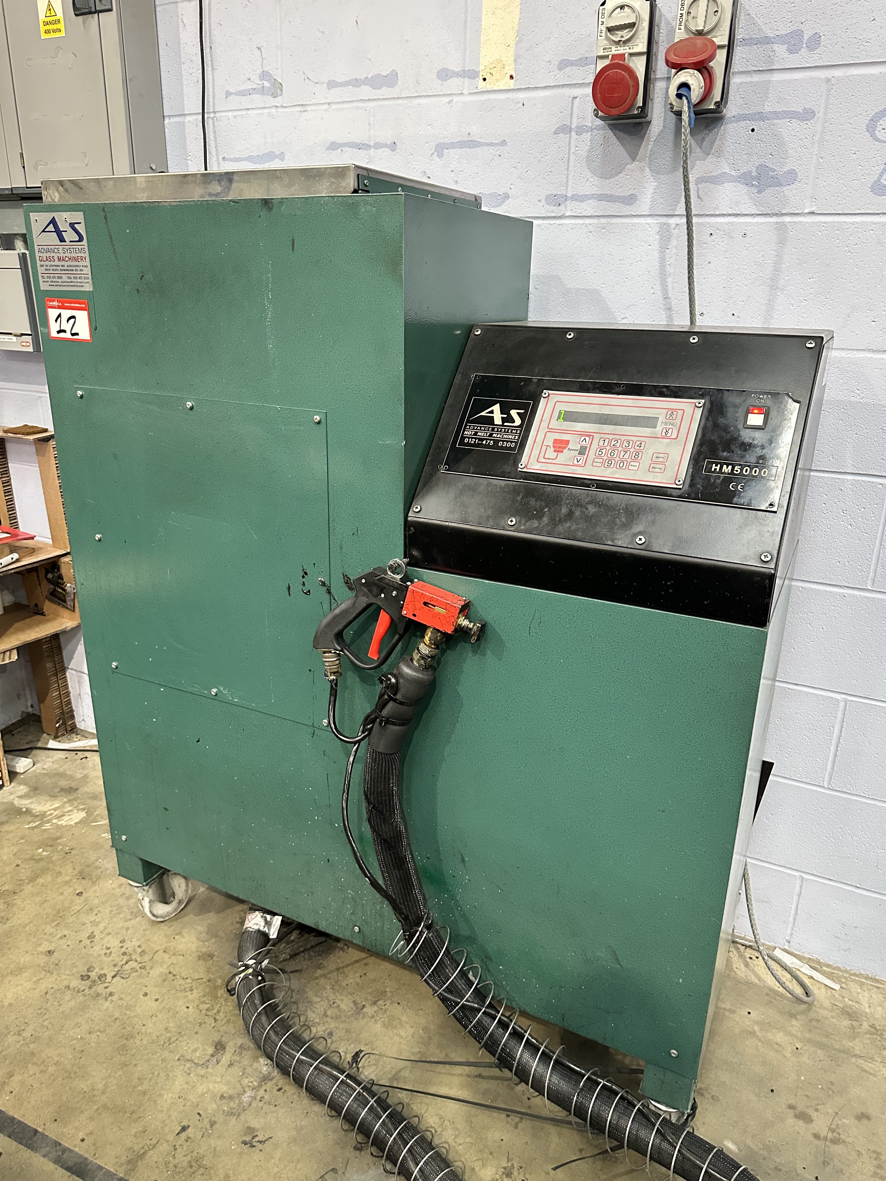 Advance Systems HM5000 hot melt extruder (2021)