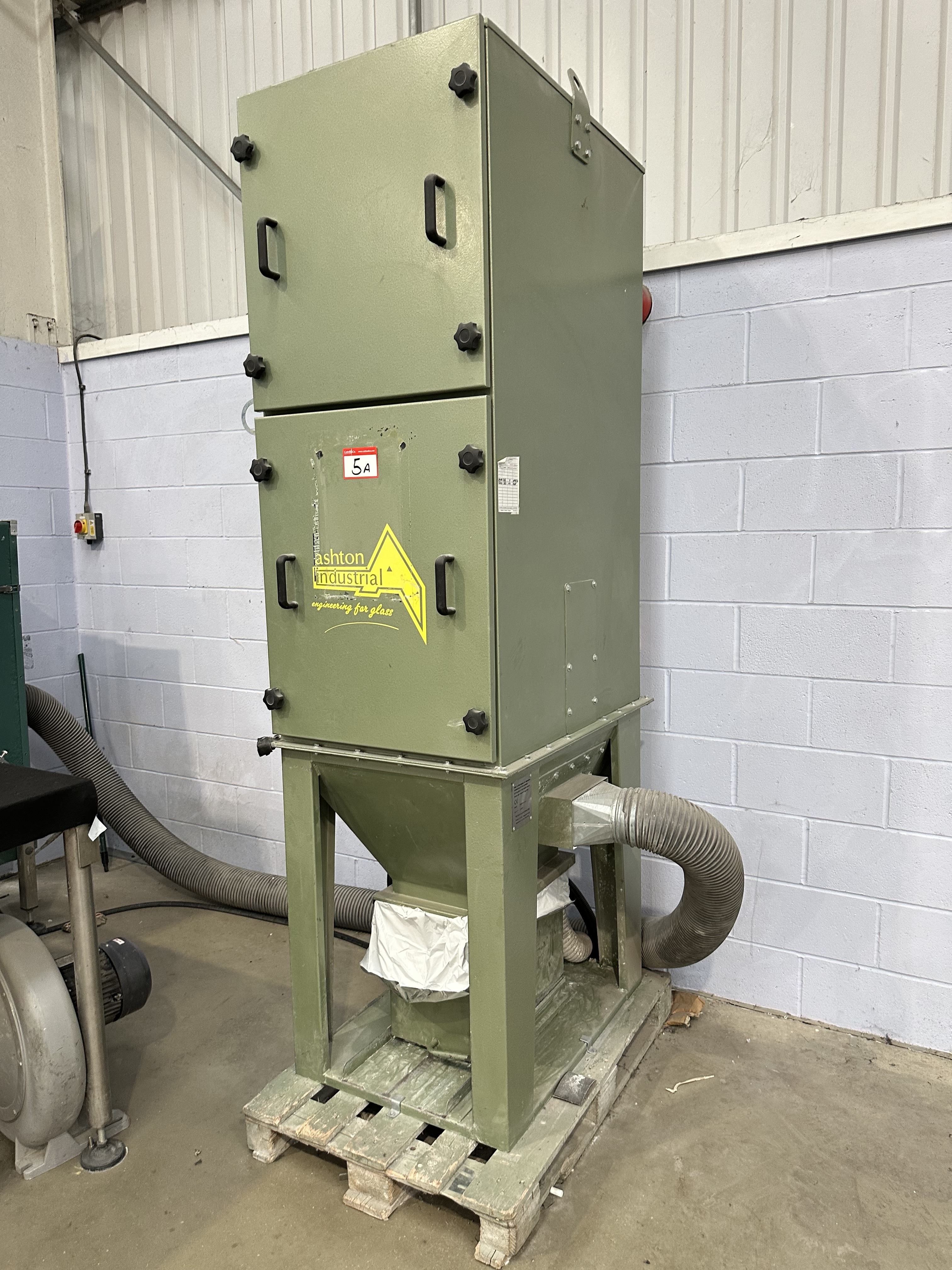 P&J Dust Extraction model PJB125-1.5-8-IEH dust extraction unit (2013)