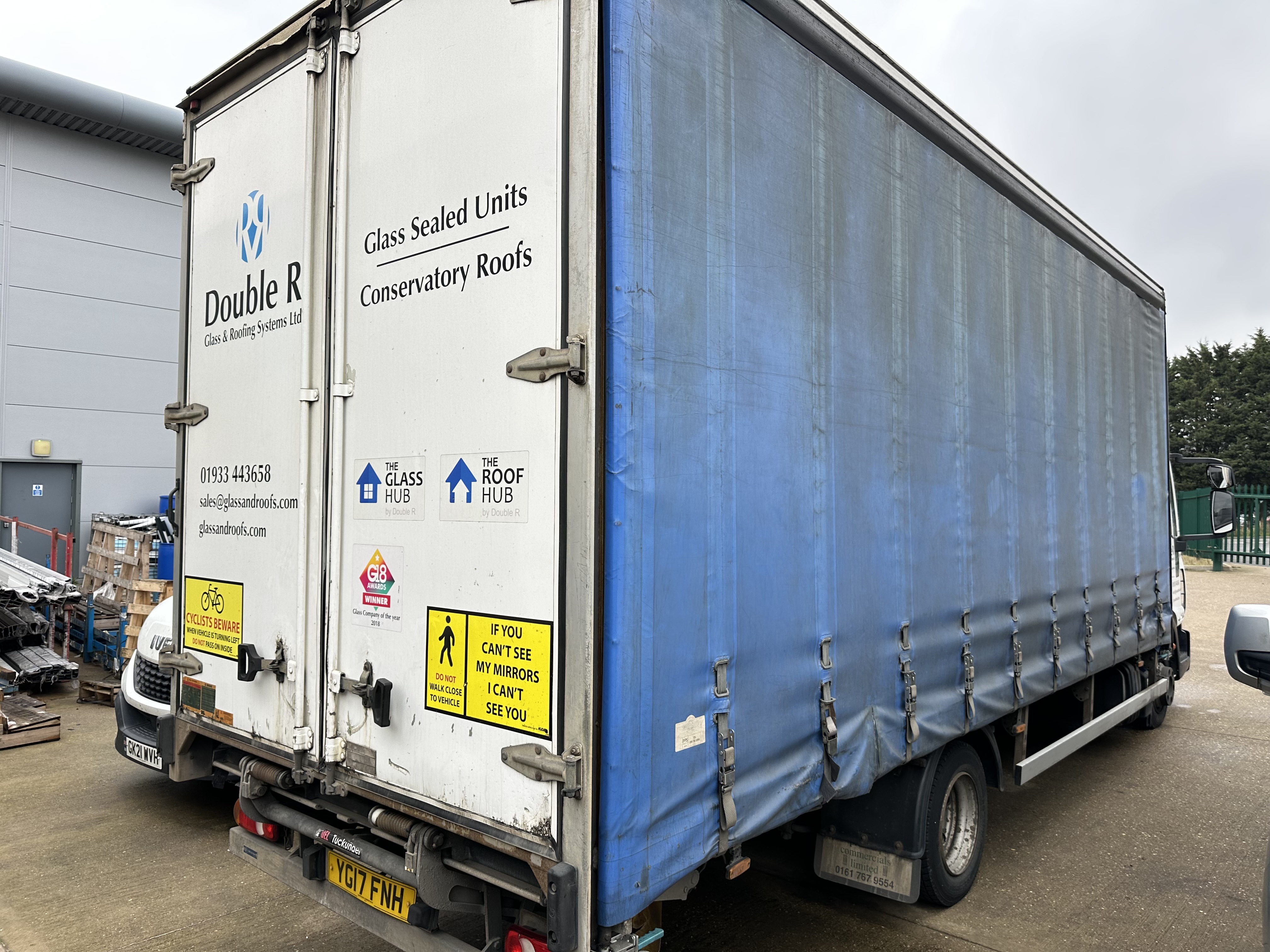 Iveco Eurocargo 75E16S curtainside Registration no: YG17 FNH
