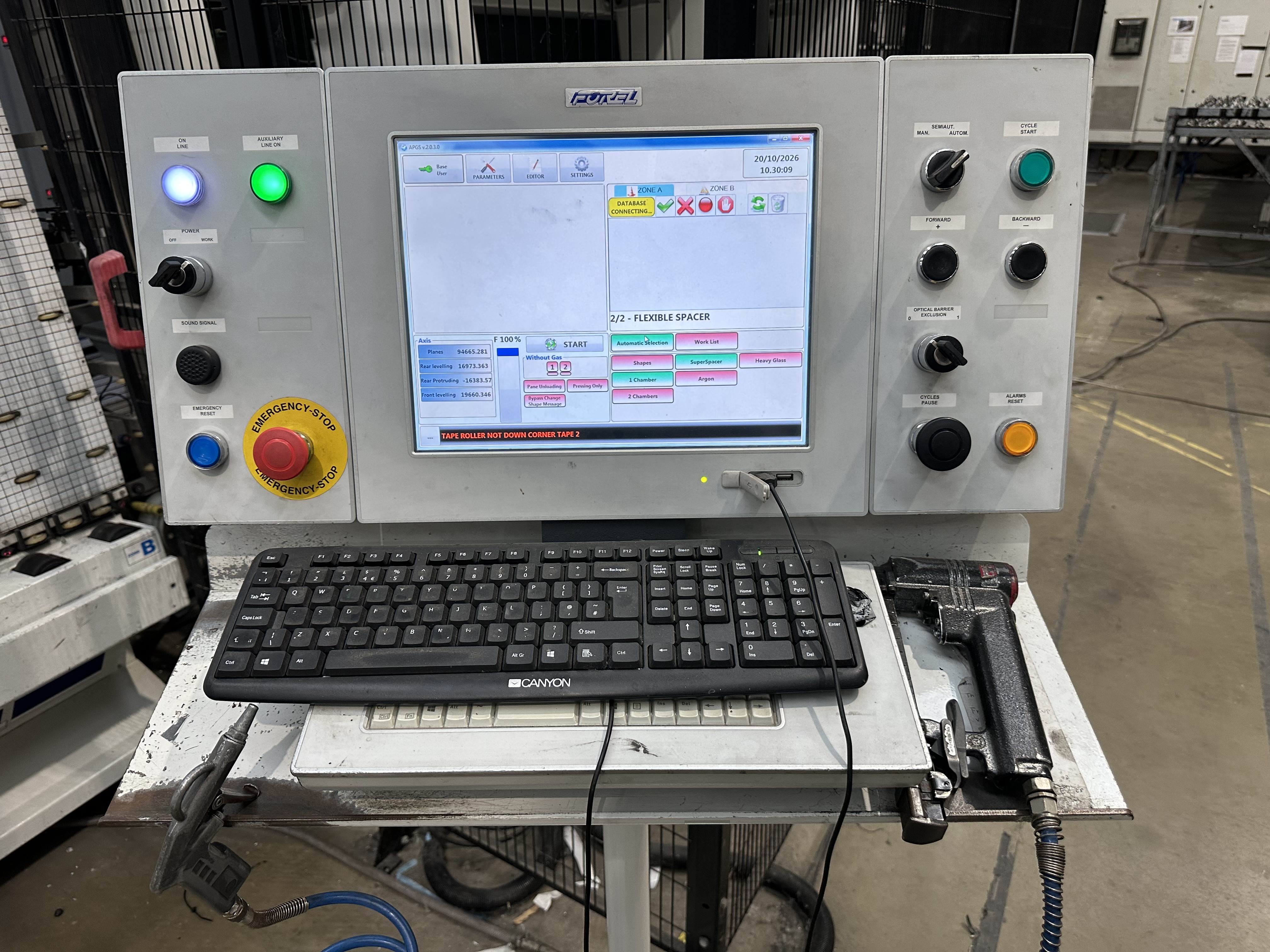 Forel IG Line comprising: Forel VW 2000 6 brush glass washer (2015)
