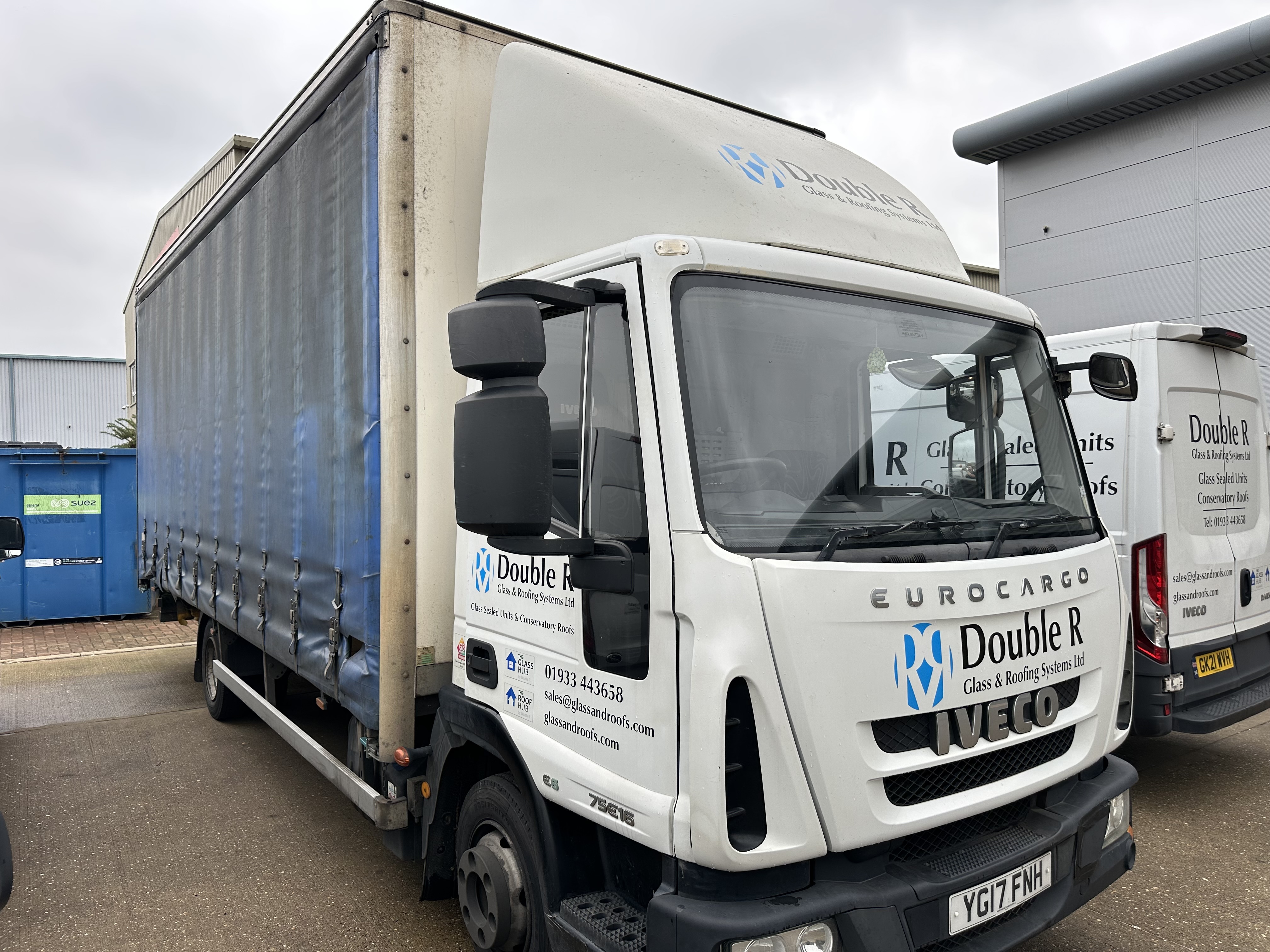Iveco Eurocargo 75E16S curtainside Registration no: YG17 FNH