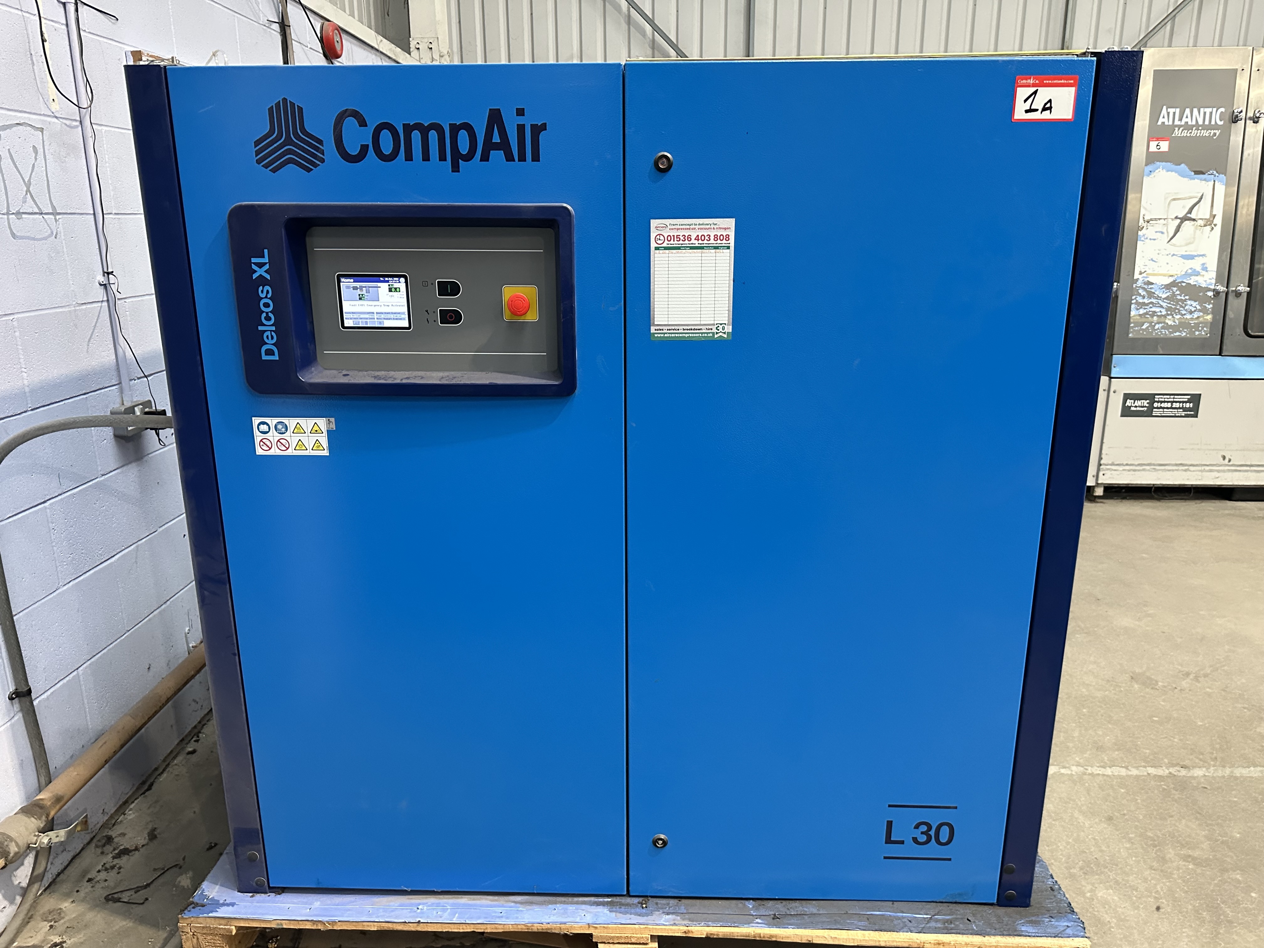 Compair/Gardner Denver Air Compressor, Receiver Tank, Beko Dryer, Compair Separator