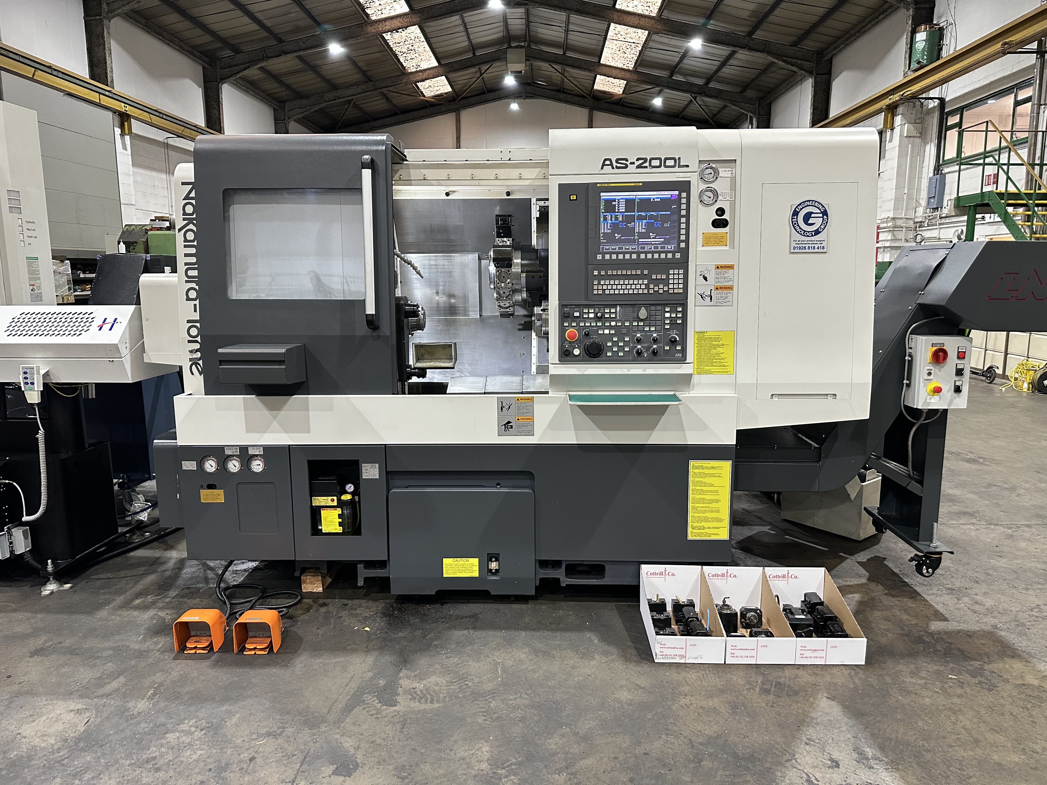 3515 - On behalf of a retained client, Late Model Nakamura-Tome AS200L Multi-Tasking Precision Turning Centre (2023)