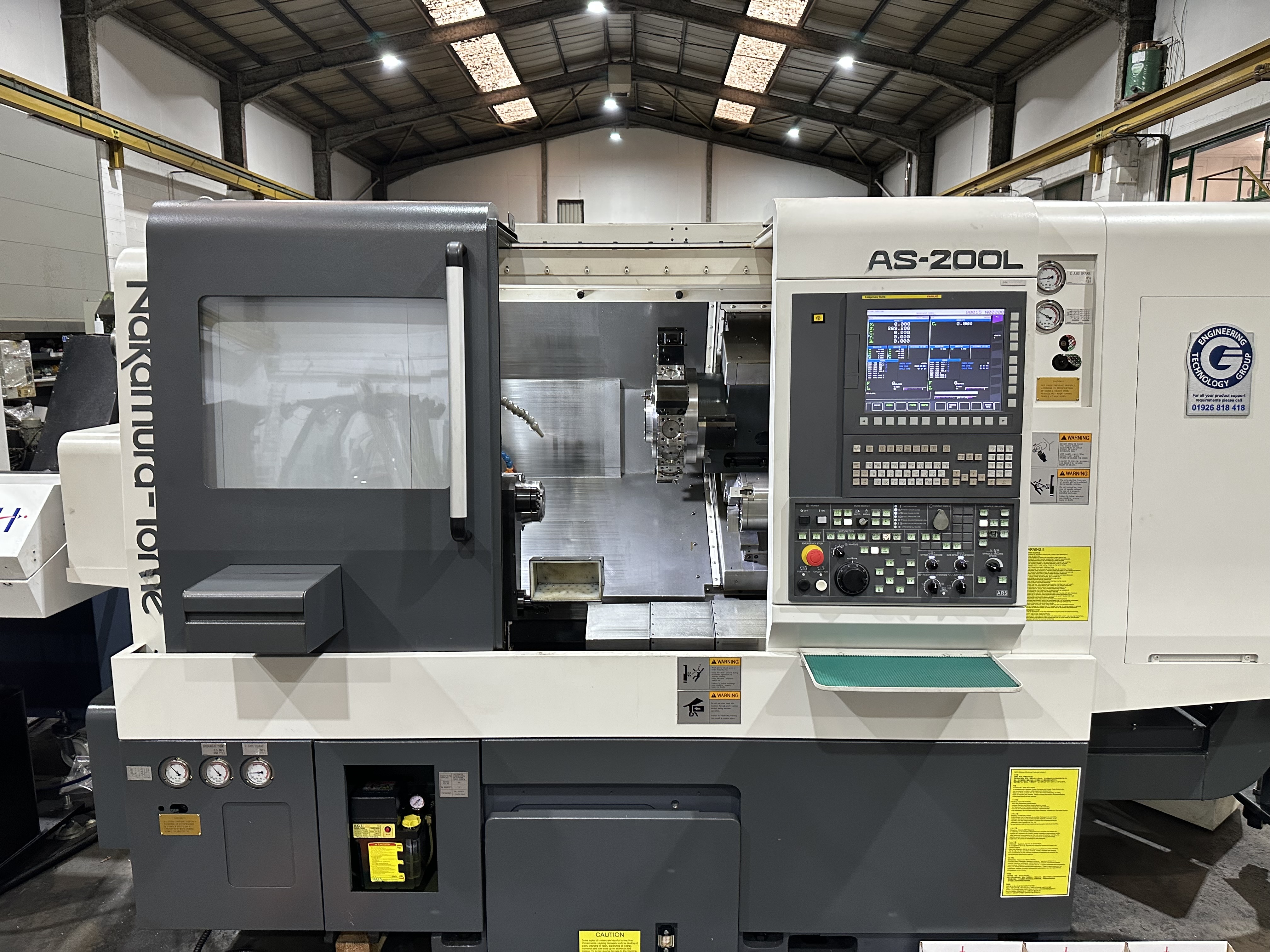 Nakamura Tome AS200L Twin Spindle Turning Centre 5 Axis Machine (2023)
